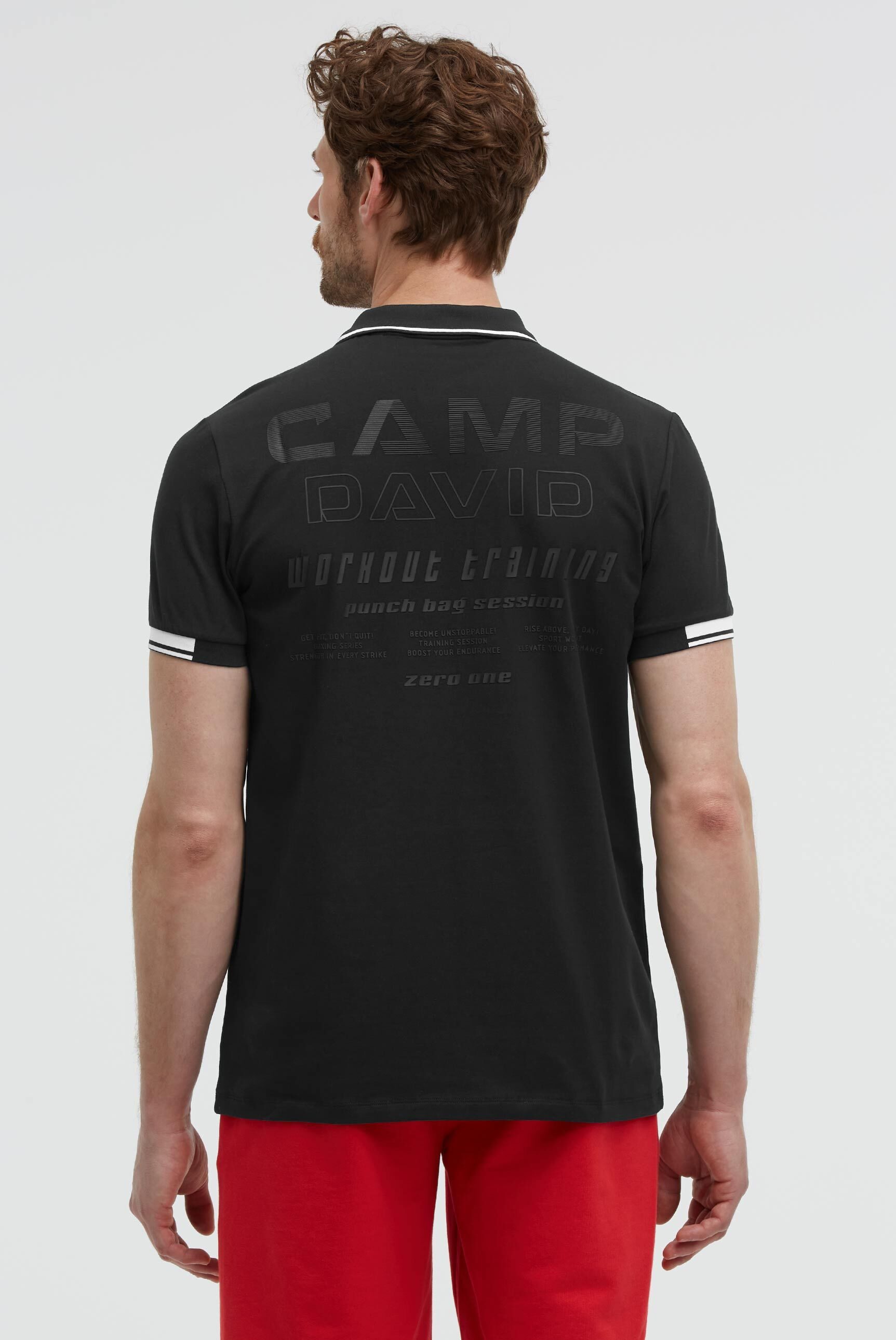 CAMP DAVID Poloshirt aus Baumwolle