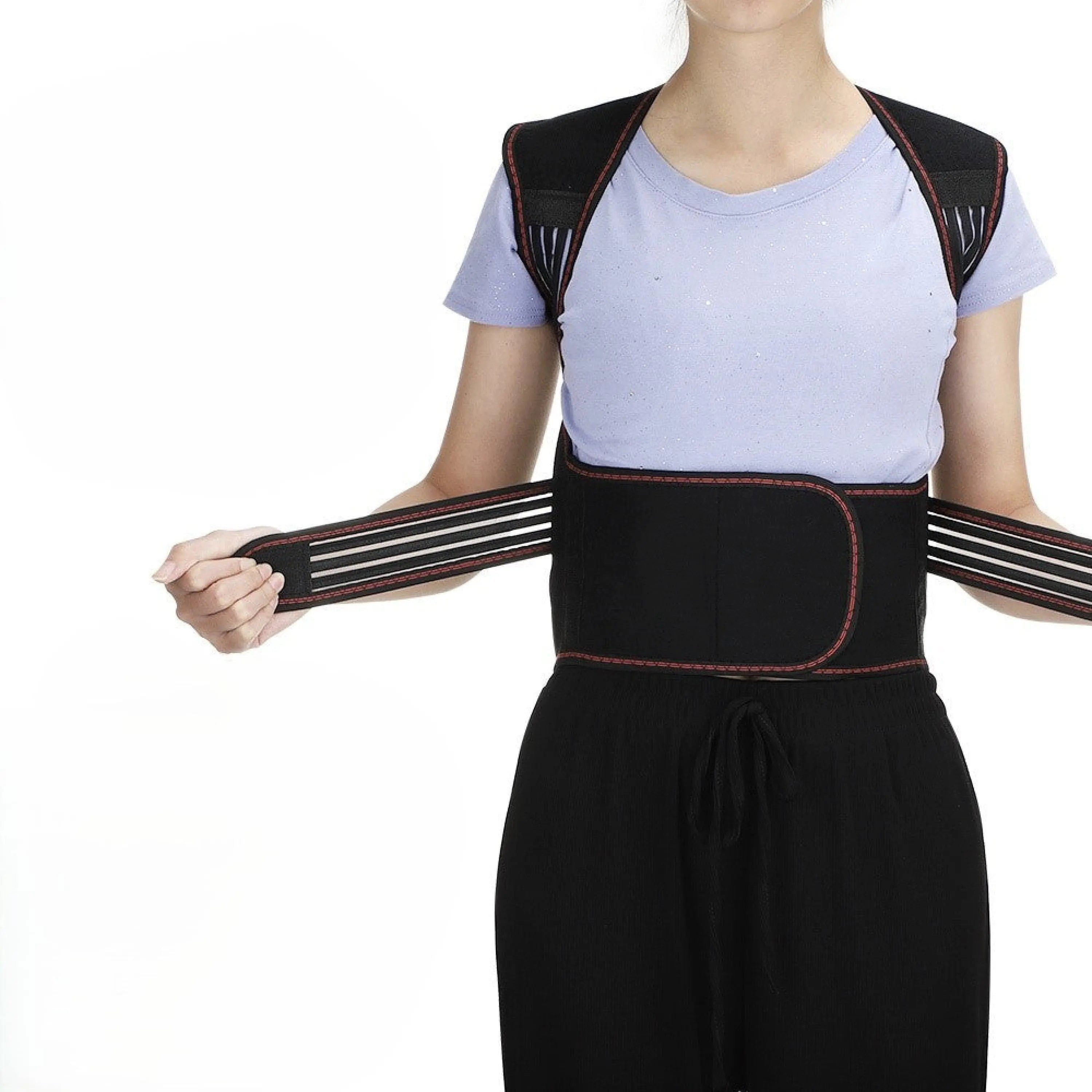 Sport-Knight® Rückenstabilisator Wärmeweste Rücken & Schulter mit Nackenkragen – Haltung & Entspannung