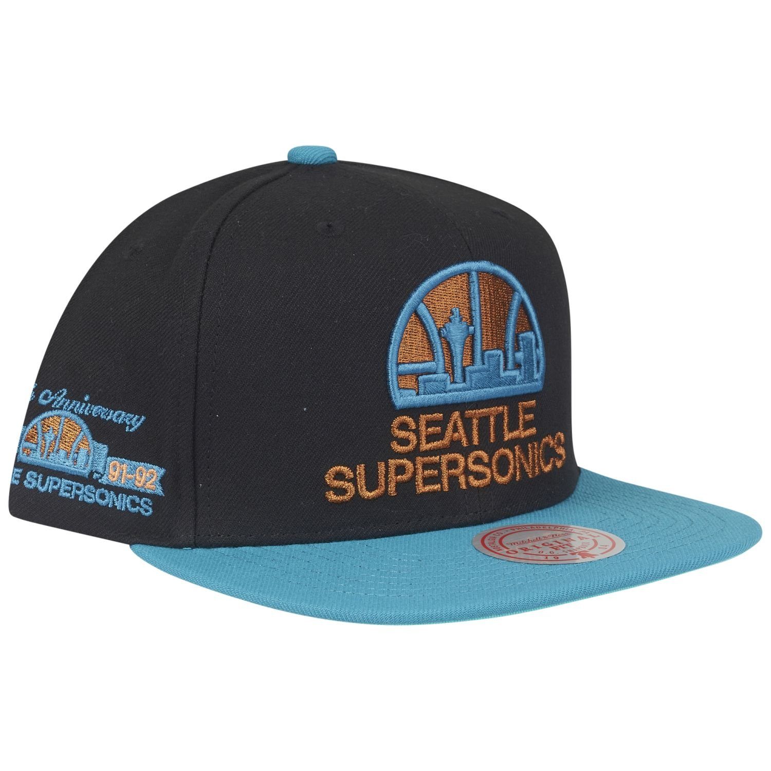 Mitchell & Ness Snapback Cap MAKE SuperSonics Seattle CENTS