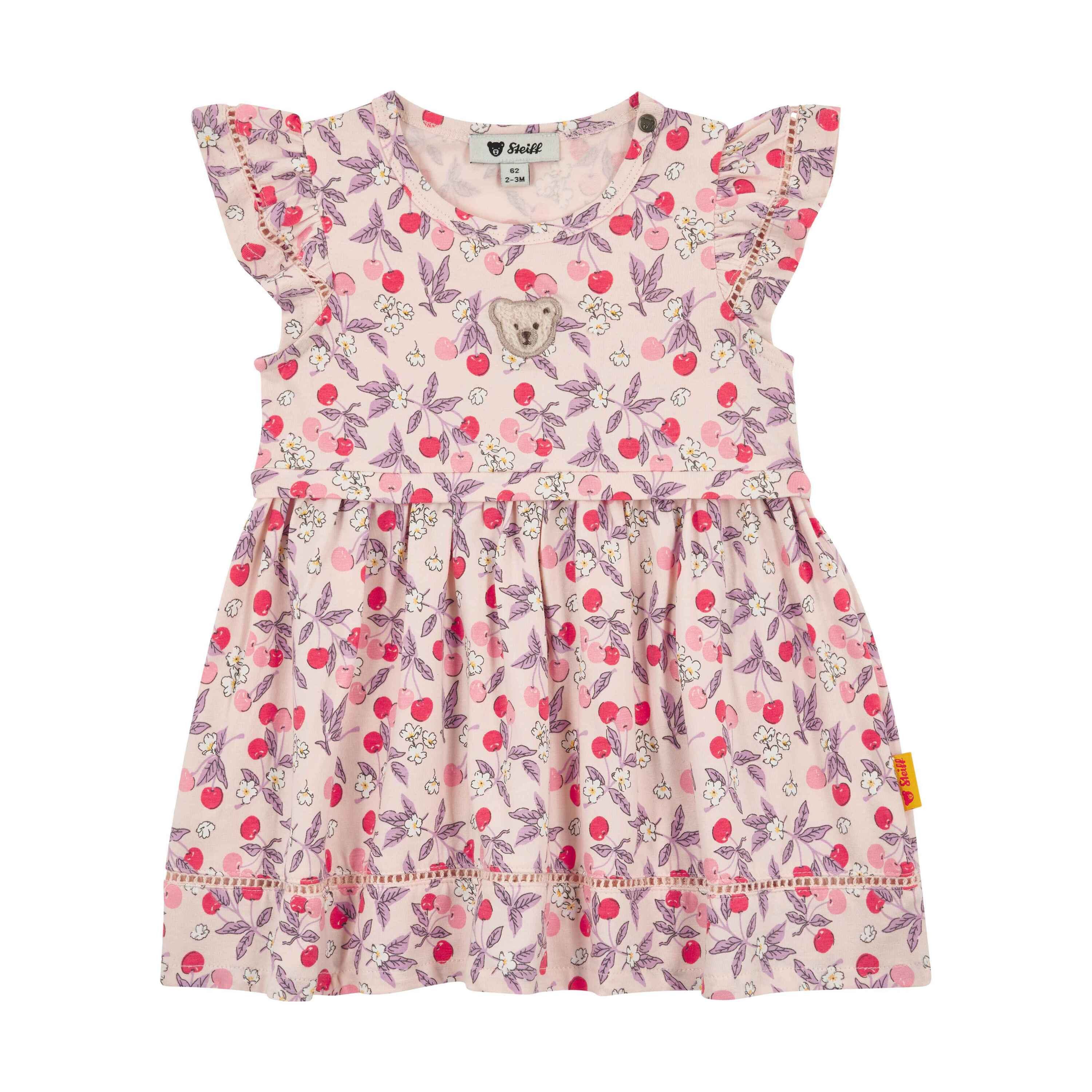 Steiff Trägerkleid Jersey Kleid Cherry Cake