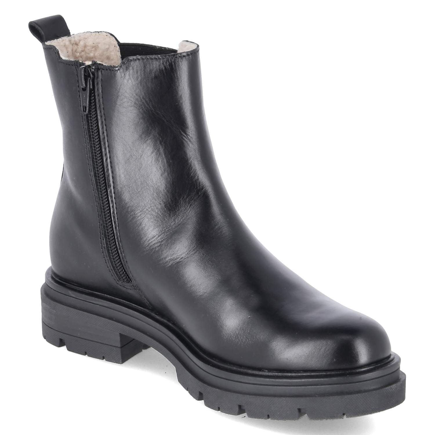 Fräulein Frida Fräulein Frida Jae-20 black Damen Glattleder schwarz Winterstiefel