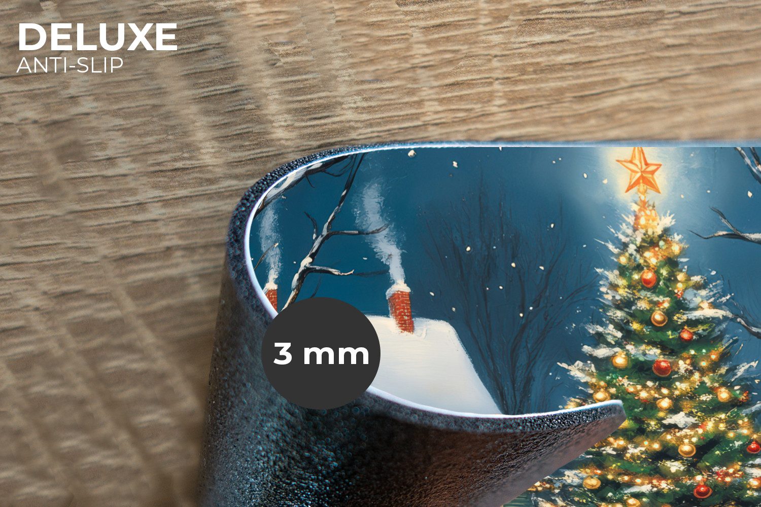 MuchoWow Platzset Weihnachten - Weihnachtsbaum - Winter - Zuhause - Schnee, günstig online kaufen