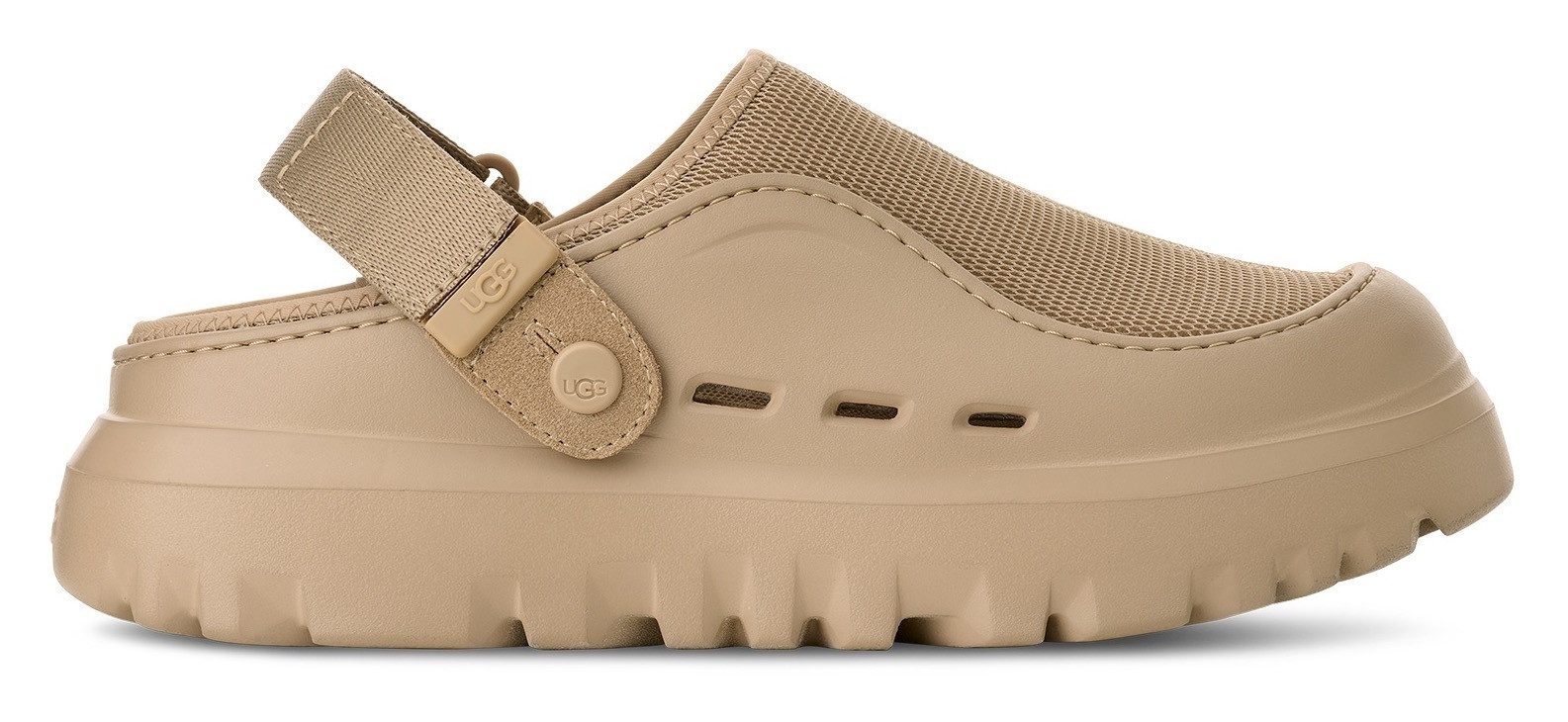 UGG PEAK MOD Clog Flats, Schlupfschuh, Mule mit Fußbett