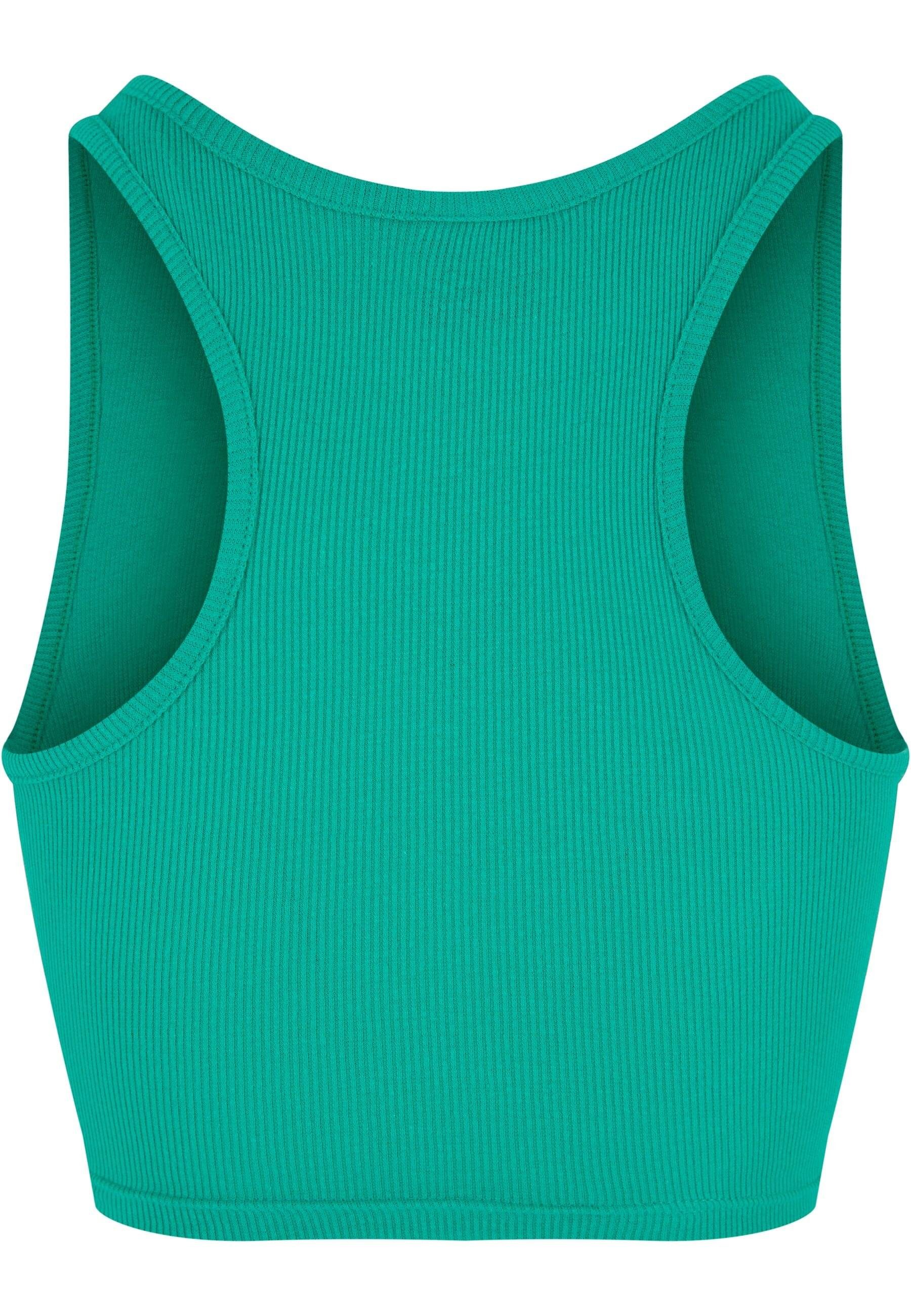 URBAN CLASSICS Muskelshirt Urban Classics Damen Ladies Cropped Rib Top (1-t günstig online kaufen