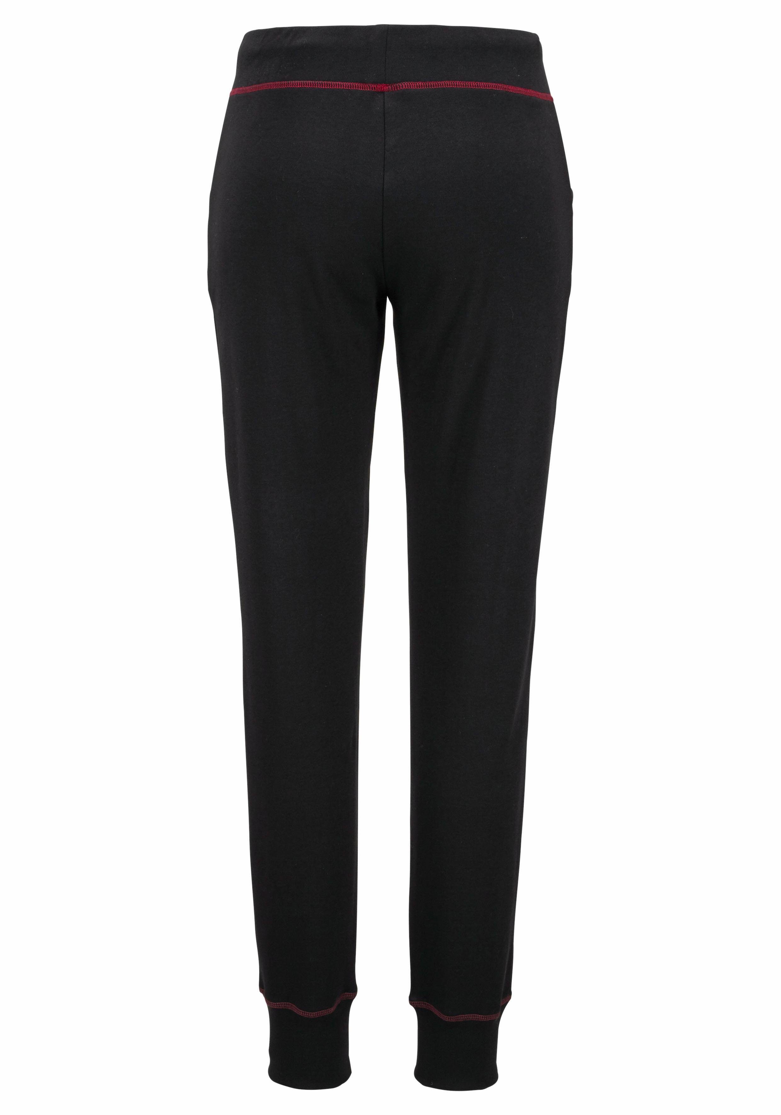 Bench. Loungewear Relaxhose mit kontrastfarbenen Nähten, Loungewear