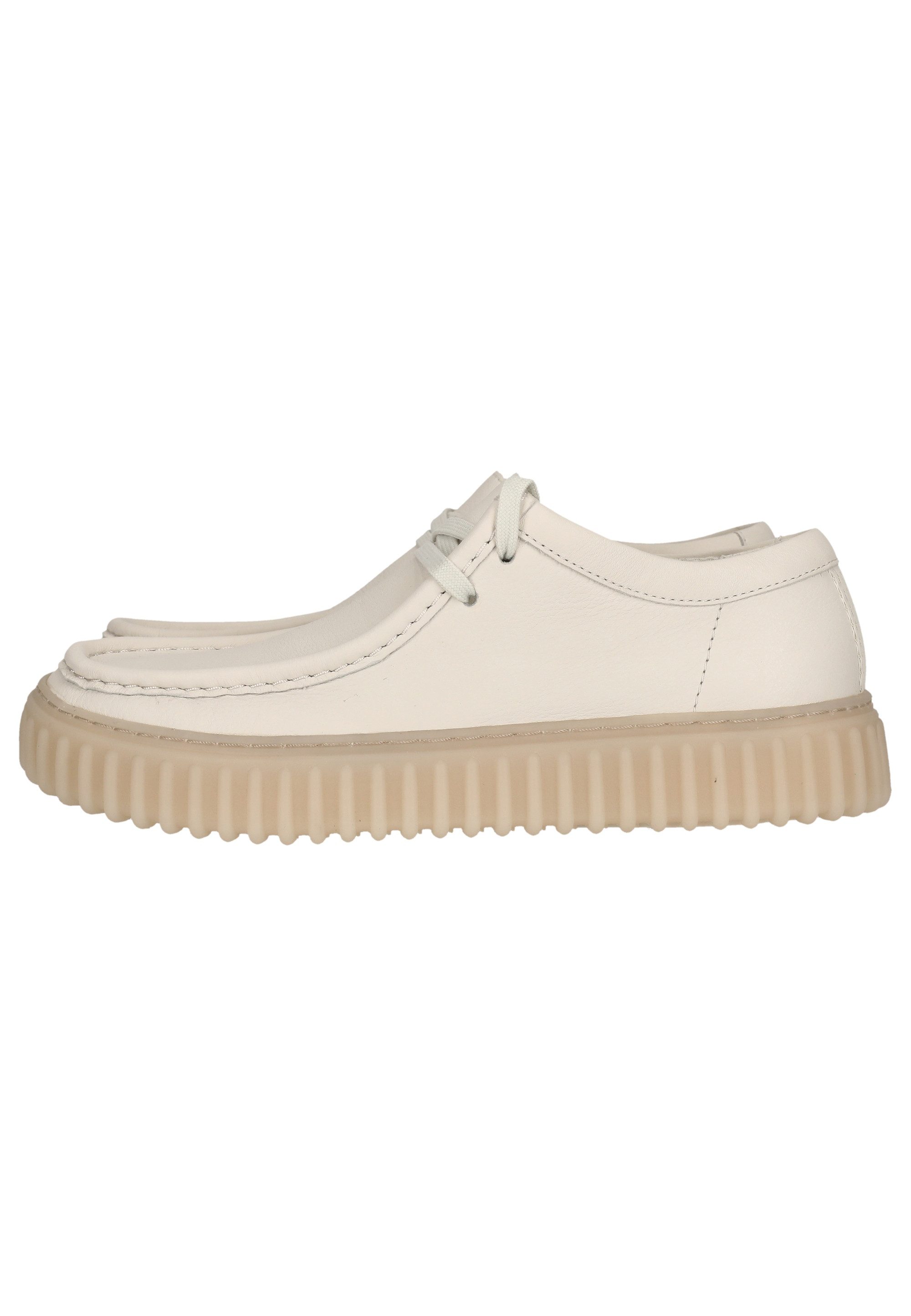 Clarks Torhill Schnürschuh mit zeitloser gerippter Sohle