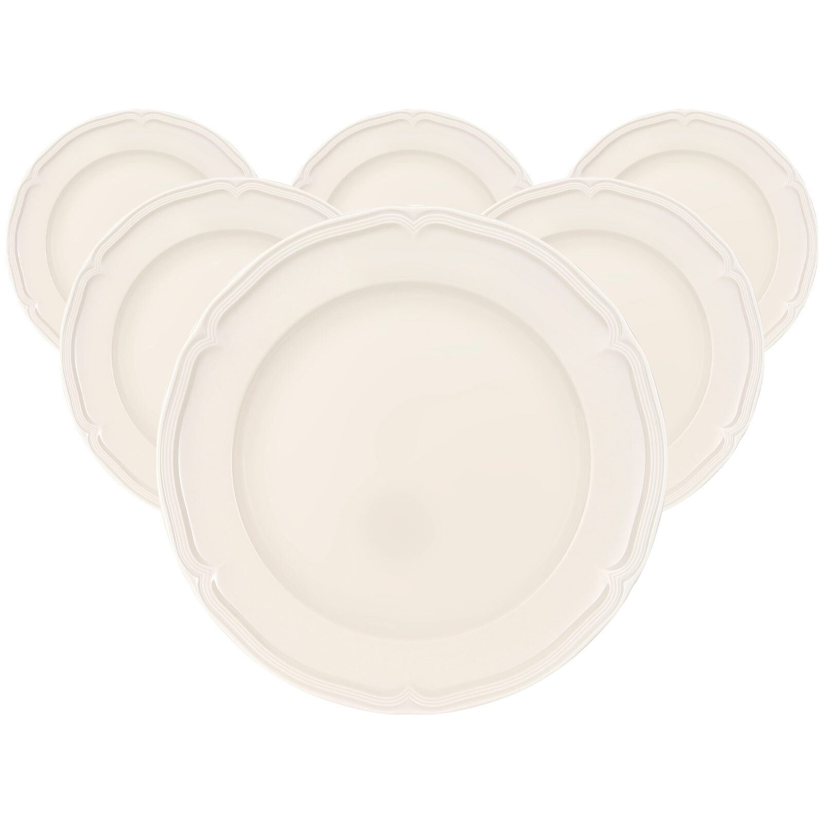 Villeroy & Boch Speiseteller Manoir Speiseteller ø 26,7 cm 6er Set, (6 St)