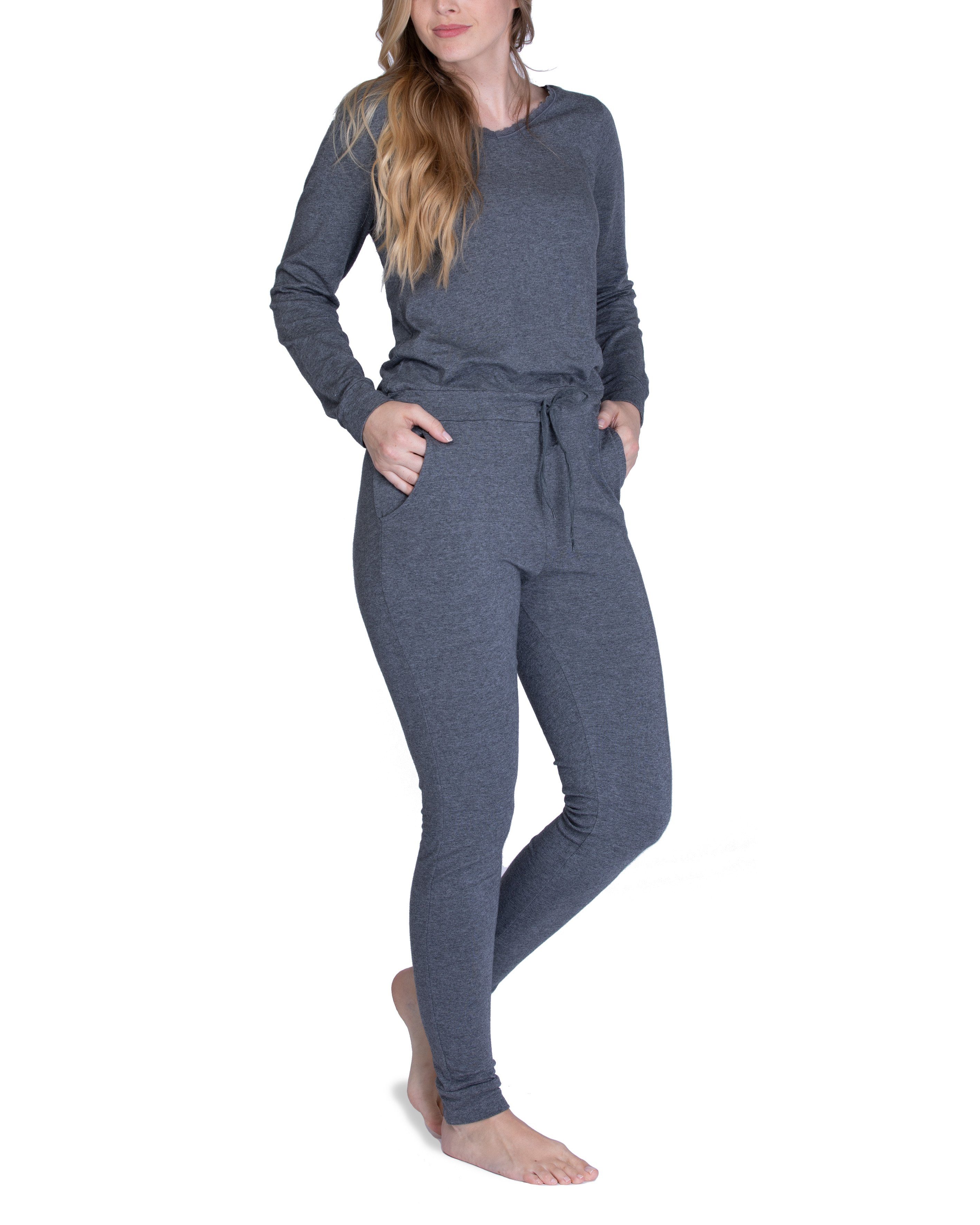 maluuna Overall Damen Jumpsuit mit Bündchen günstig online kaufen