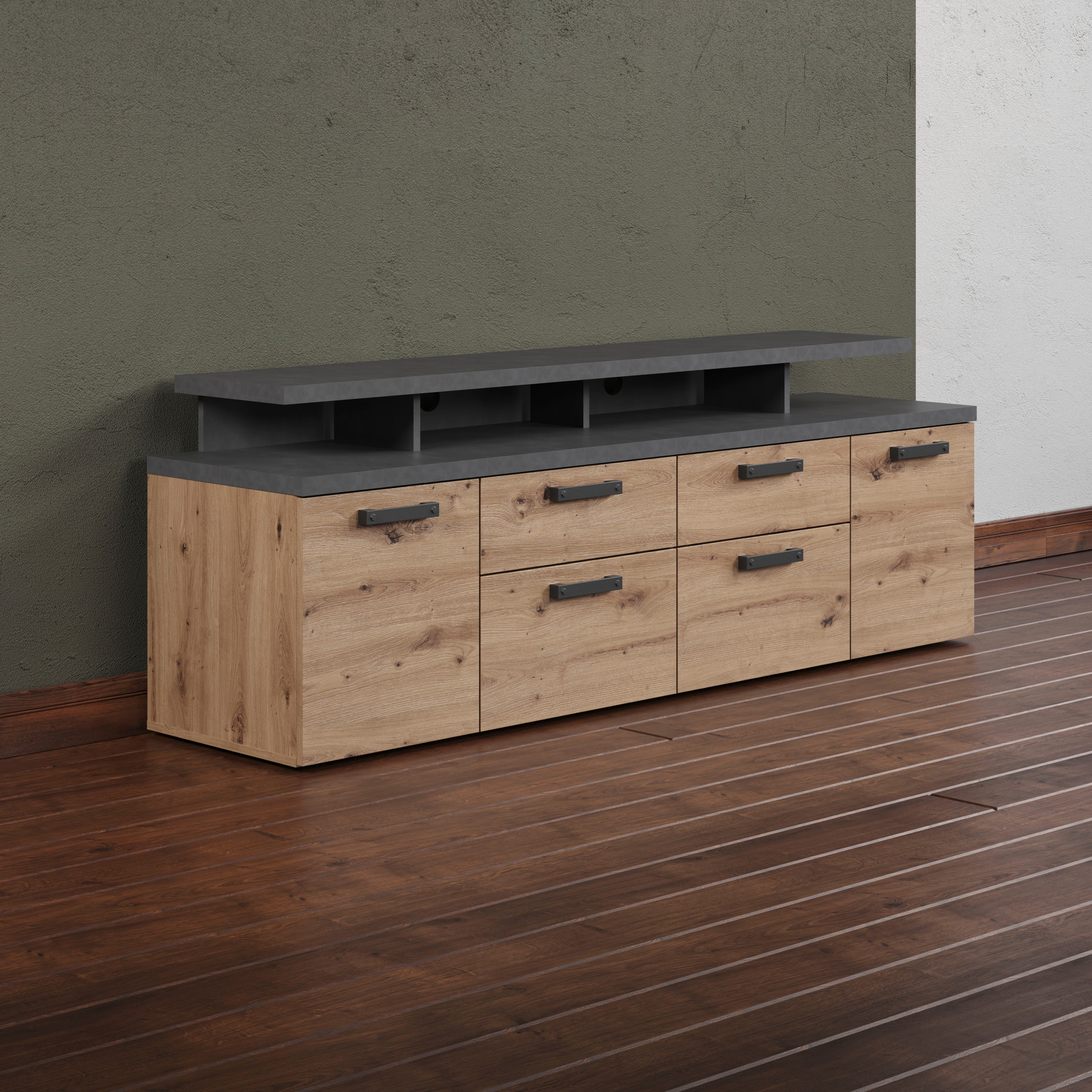 Home affaire TV-Schrank Ambres (1-St) Lowboard günstig online kaufen