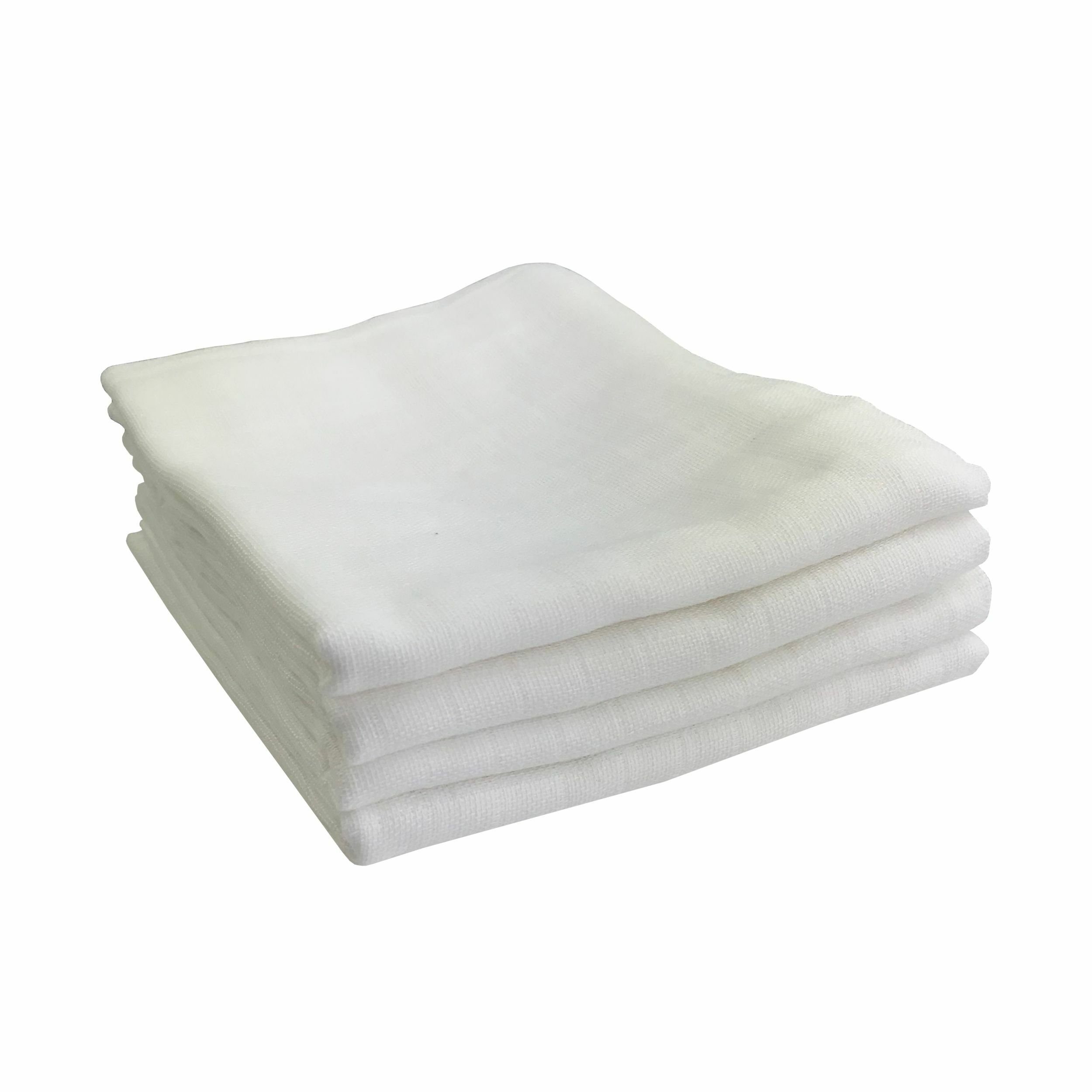 M.M.C. Spucktuch Mullwindel Einfarbige, (4-tlg), Mulltücher 160x160 cm Pucktücher