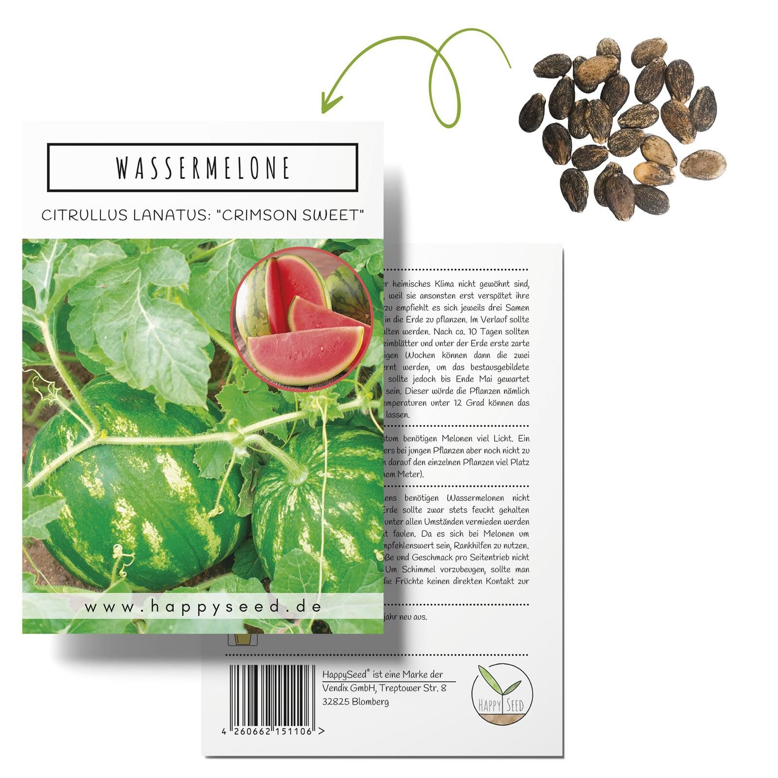 HappySeed Blumensamen Wassermelone Samen - Citrullus lanatus, Blumen günstig online kaufen