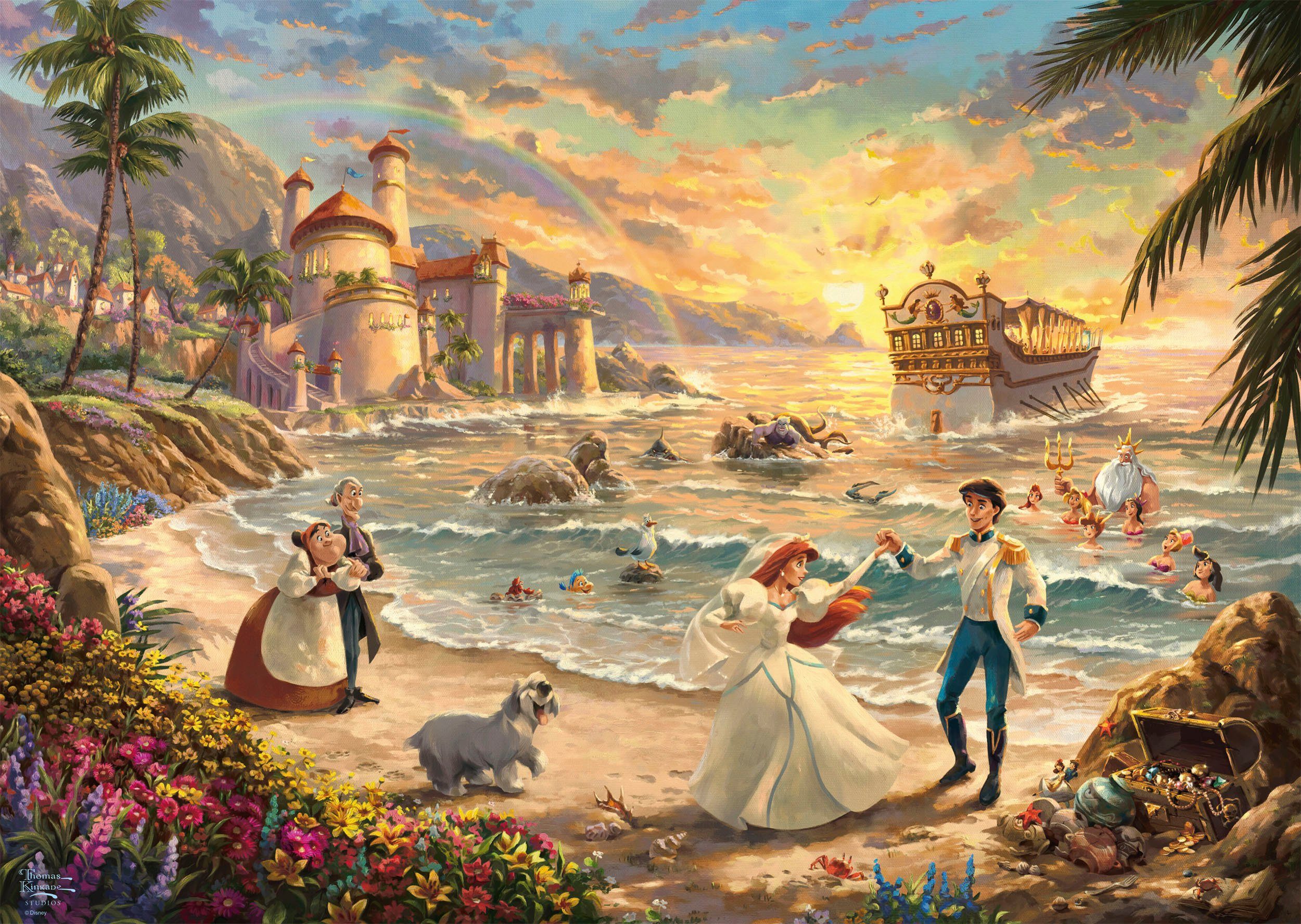 Schmidt Spiele Puzzle Disney, The Little Mermaid Celebration of Love von Th günstig online kaufen