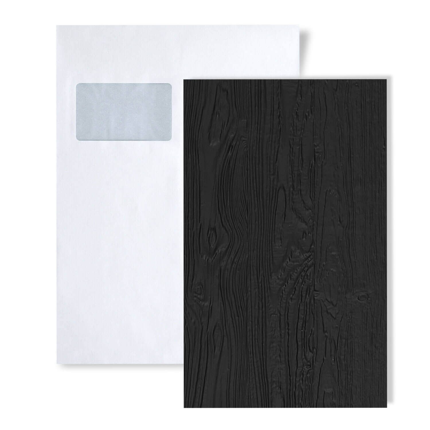 Wallface Wandpaneel 1 MUSTERSTÜCK S-24949 DIN A5 Wandpaneel MUSTER DAKOTA Graphite, BxL: 15x20 cm, 0 qm, (1 MUSTERSTÜCK, Produktmuster, 1-tlg., Muster des Wandpaneels) schwarz