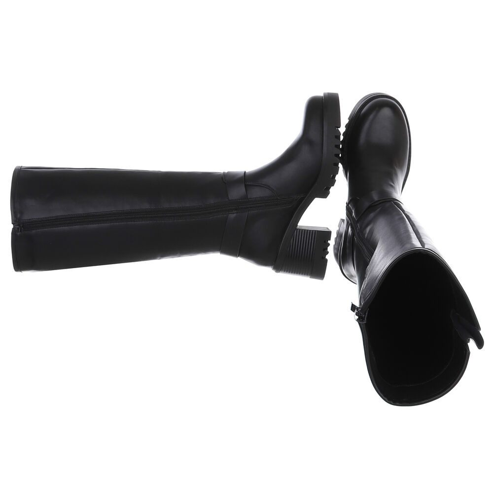 Ital-Design Trendige Chelsea Boots mit markanter Sohle für Damen Stiefel (9 günstig online kaufen