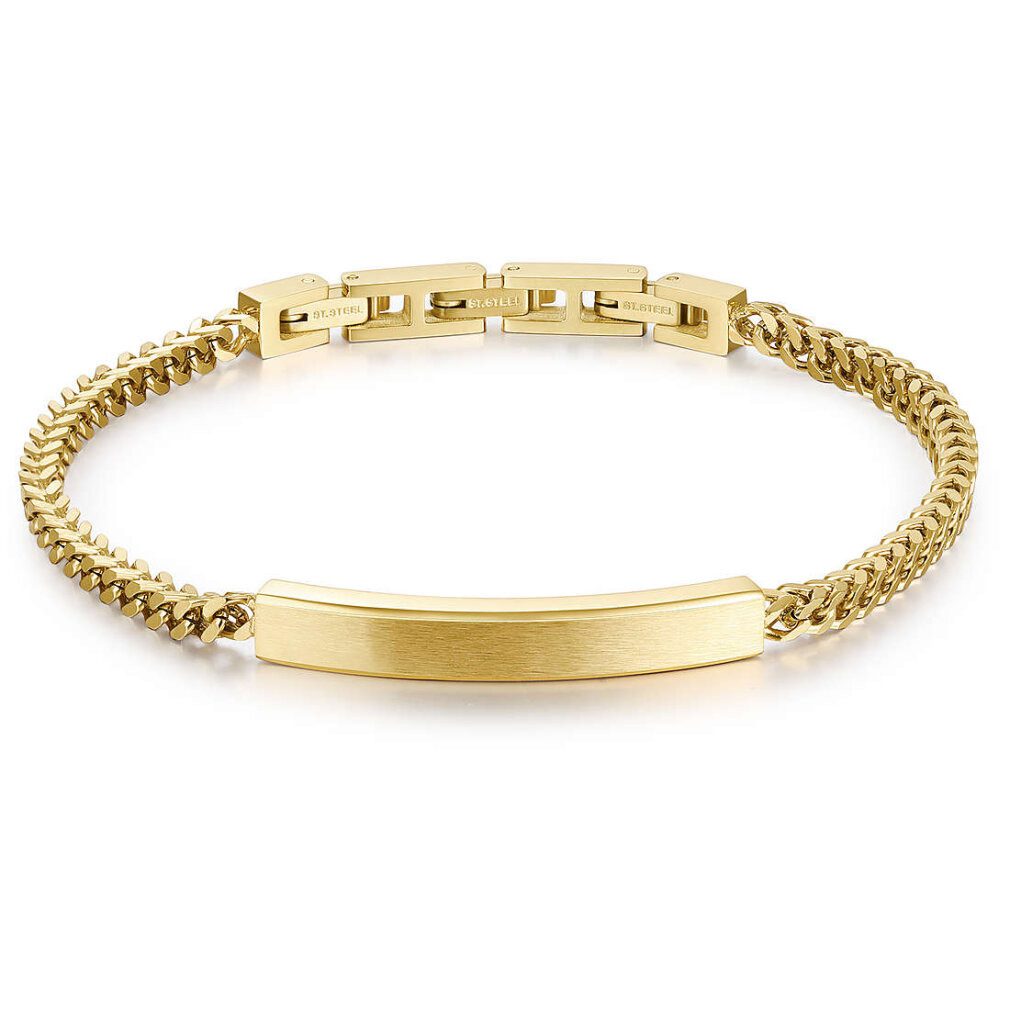 Brosway Armband Stylish men´s gold-plated bracelet Ink BIK12