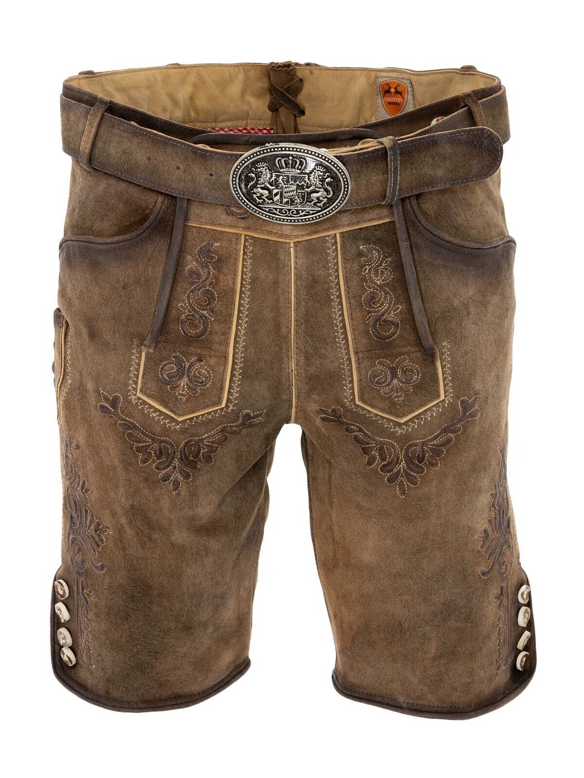 Maddox Trachtenlederhose Ronn Gürtel mit Schnalle günstig online kaufen