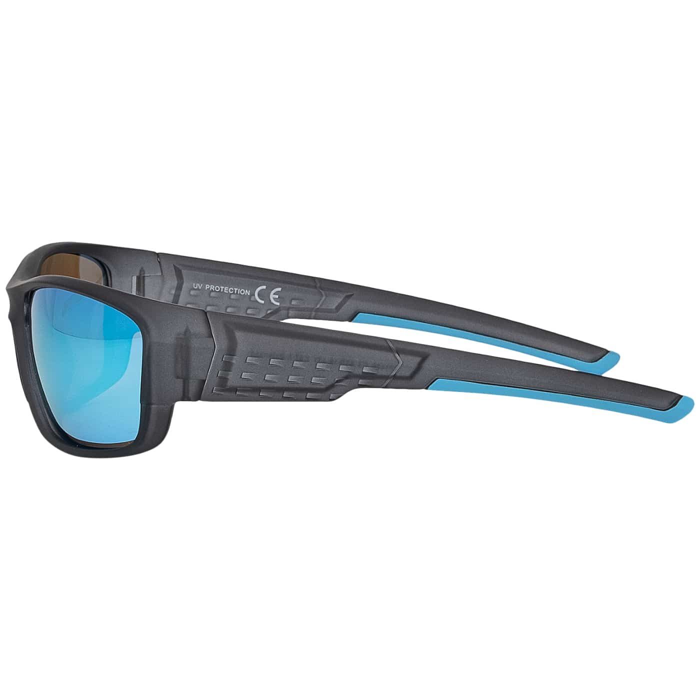 schwarzen Linsen und (1-St) Sportliche roten grünen, blauen Designer Unisex BEZLIT Sonnenbrille mit Sonnenbrille Eyewear