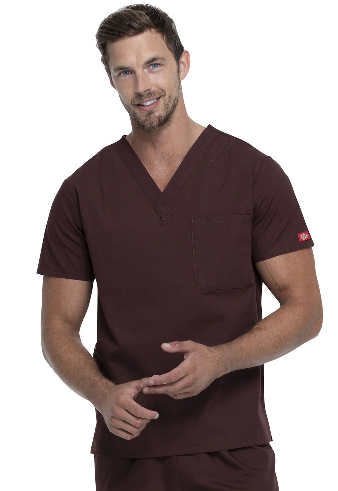 Dickies Funktionsbluse, Schlupfkasack, Unisex Kasack, EDS Scrubs Unisex Pflegekasack mit Brusttasche