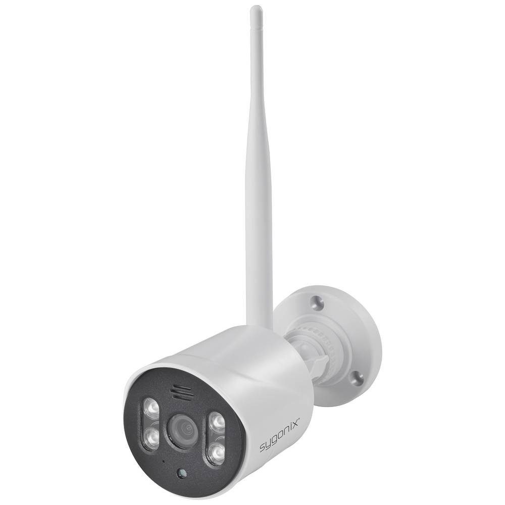 Sygonix Überwachungskamera Funk-Zusatzkamera für 25.6 cm (10.1″ SY-5047534 (mit IR-LEDs, mit Mikrofon, mit Lautsprecher)