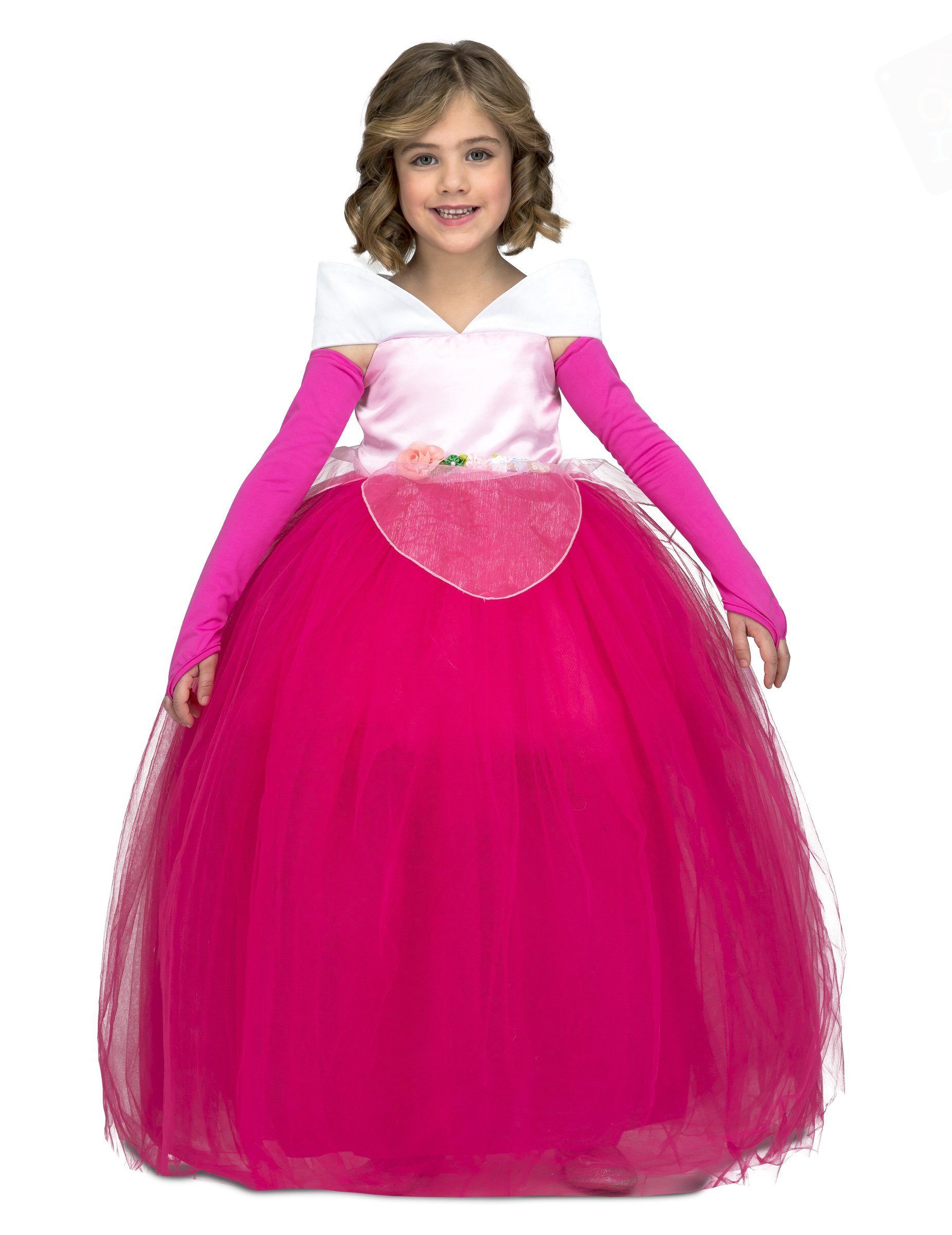 Viving Costumes Kostüm Prinzessin-Kostüm für Mädchen Ballkleid Faschingskostüm pink
