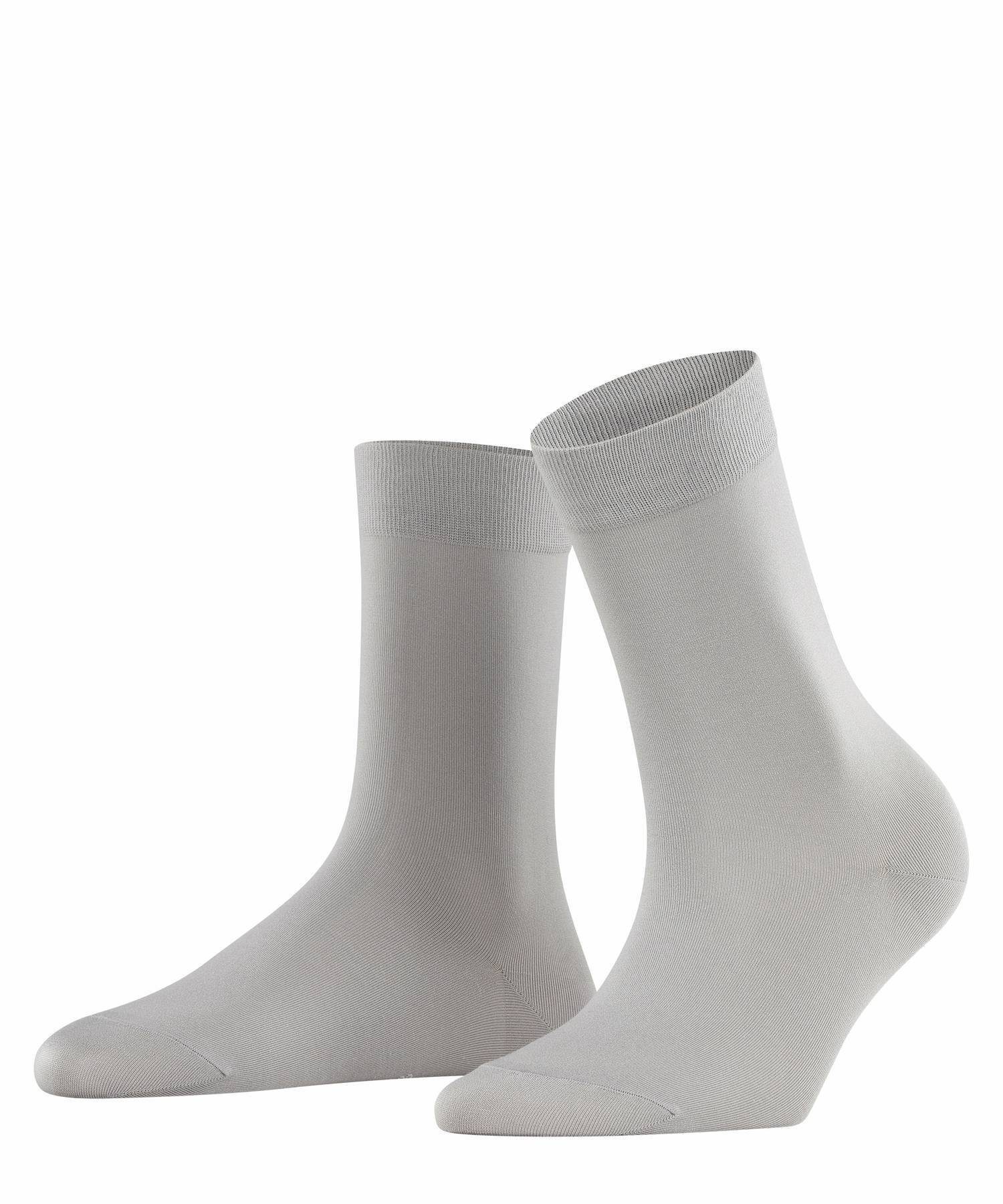 FALKE Kurzsocken Touch, Cotton (3290) Damen Kurzsocken, Silber Socken - Knit