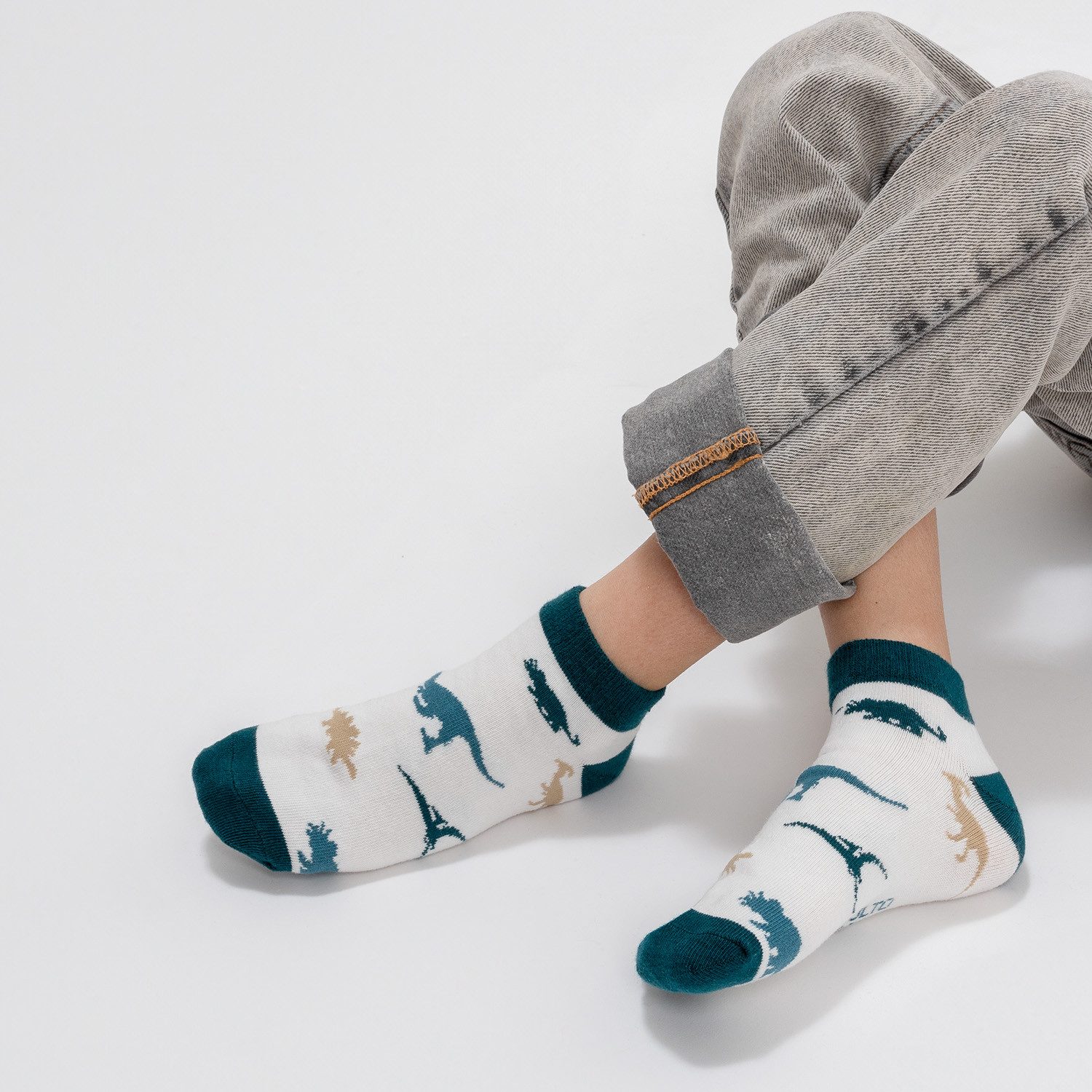 OCCULTO Sneakersocken Kinder Sneaker Socken Motive 10er Pack (Modell: Motivo) (10-Paar)