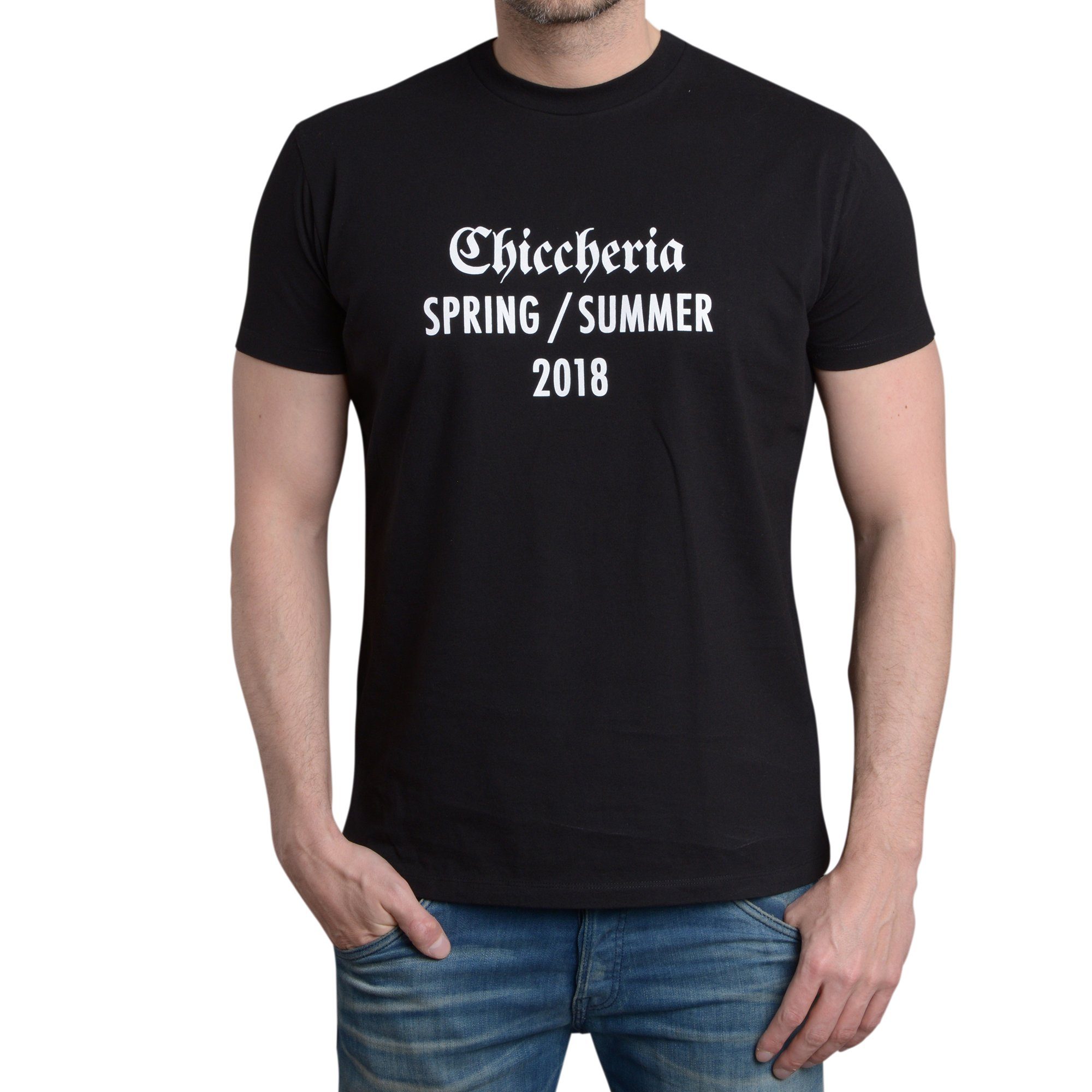 Chiccheria Brand T-Shirt Spring / Summer 2018 Schwarz