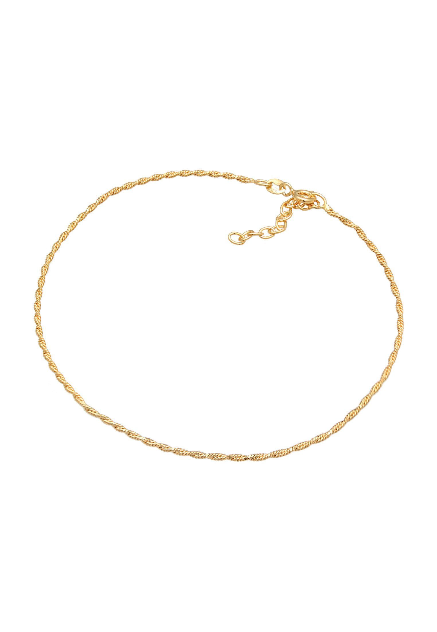 Elli Fußkette Kordelkette Gedreht Basic Zeitlos günstig online kaufen