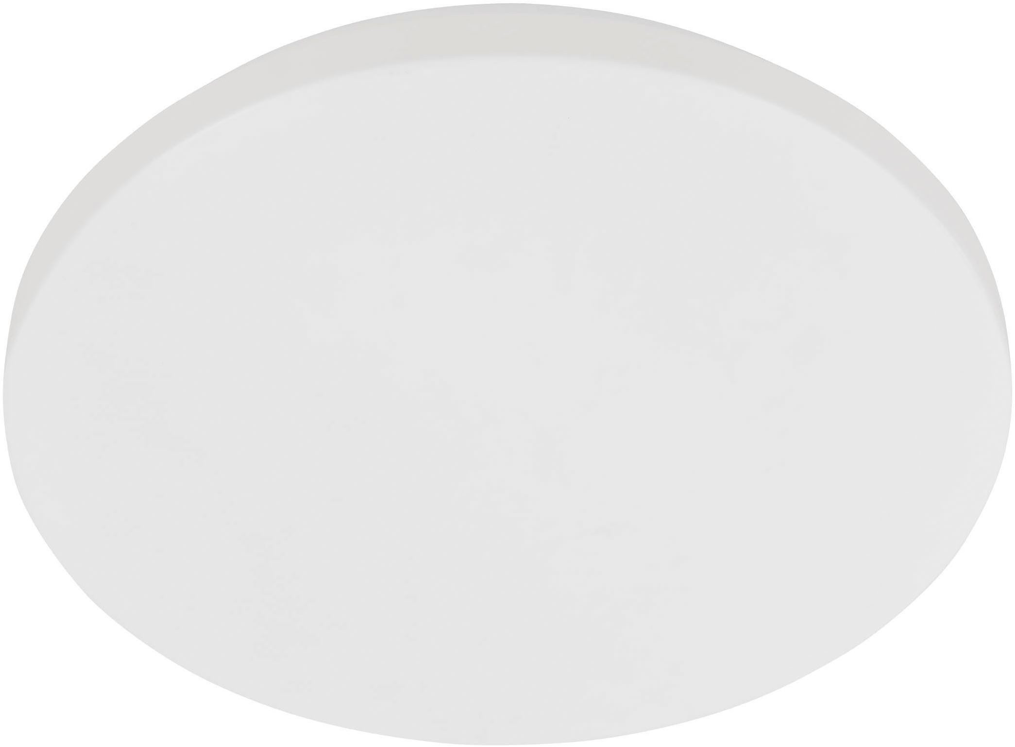 EGLO LED Deckenleuchte POGLIOLA Deckenlampe, aus Stahl und Kunststoff, Wohnzimmerlampe, Dimmfunktion, LED fest integriert, Warmweiß, Ø31cm, LED Deckenleuchte, Leuchte aus Stahl und Kunststoff, Lampe weiß