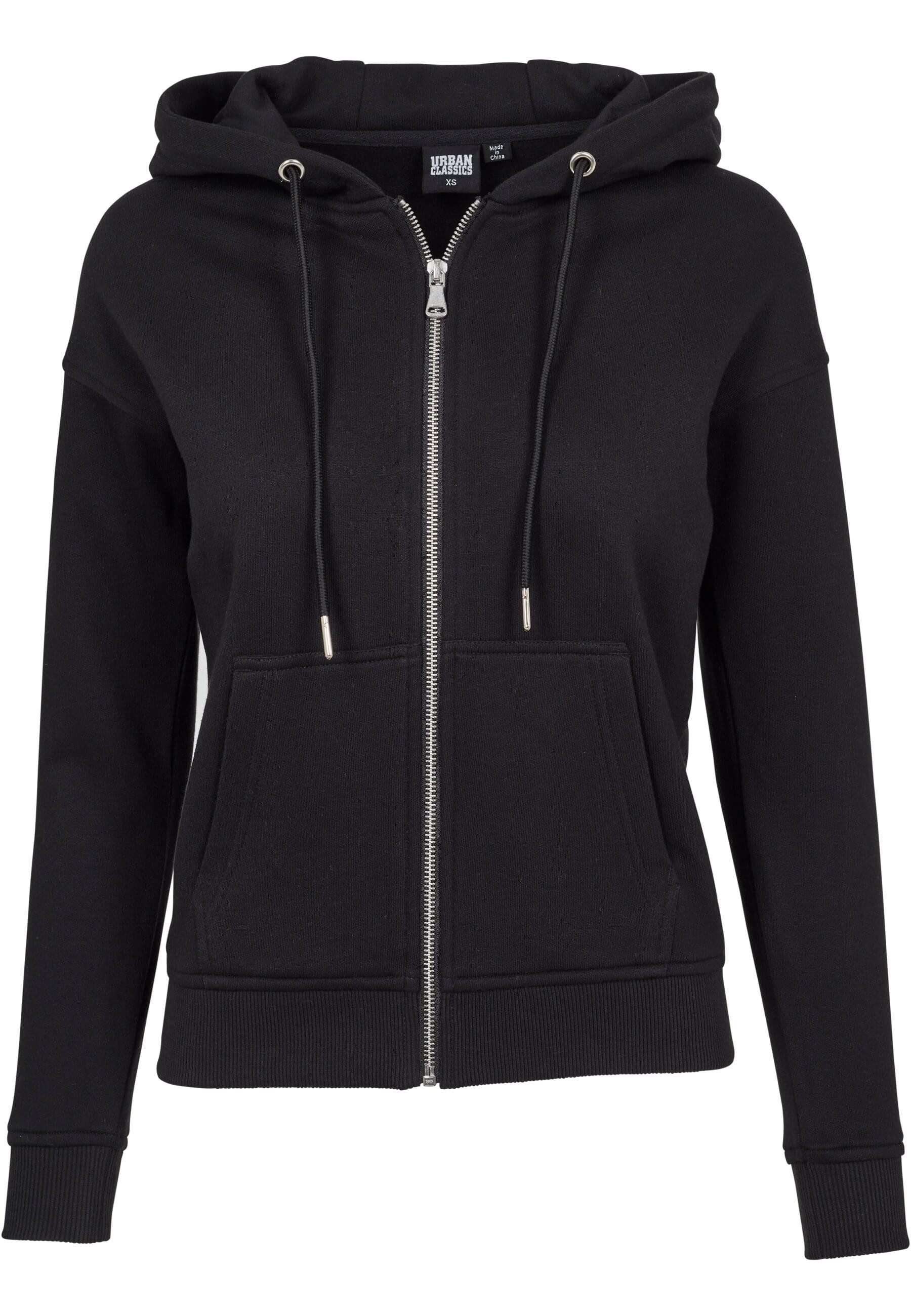 URBAN CLASSICS Sweatjacke Urban Classics Damen Ladies Classic Zip Hoody (1-tlg)