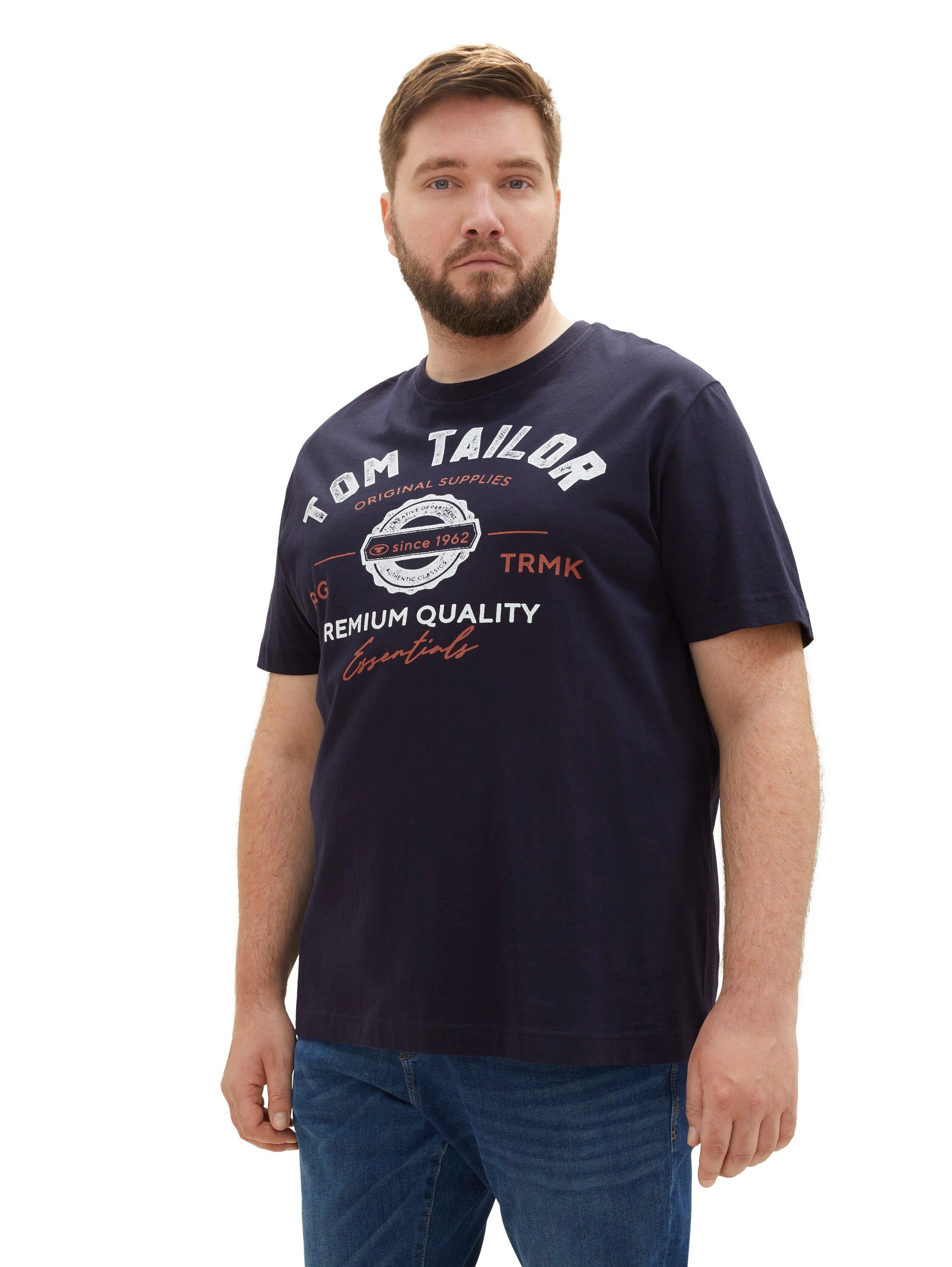 TOM TAILOR PLUS T-Shirt mit Logo-Print günstig online kaufen