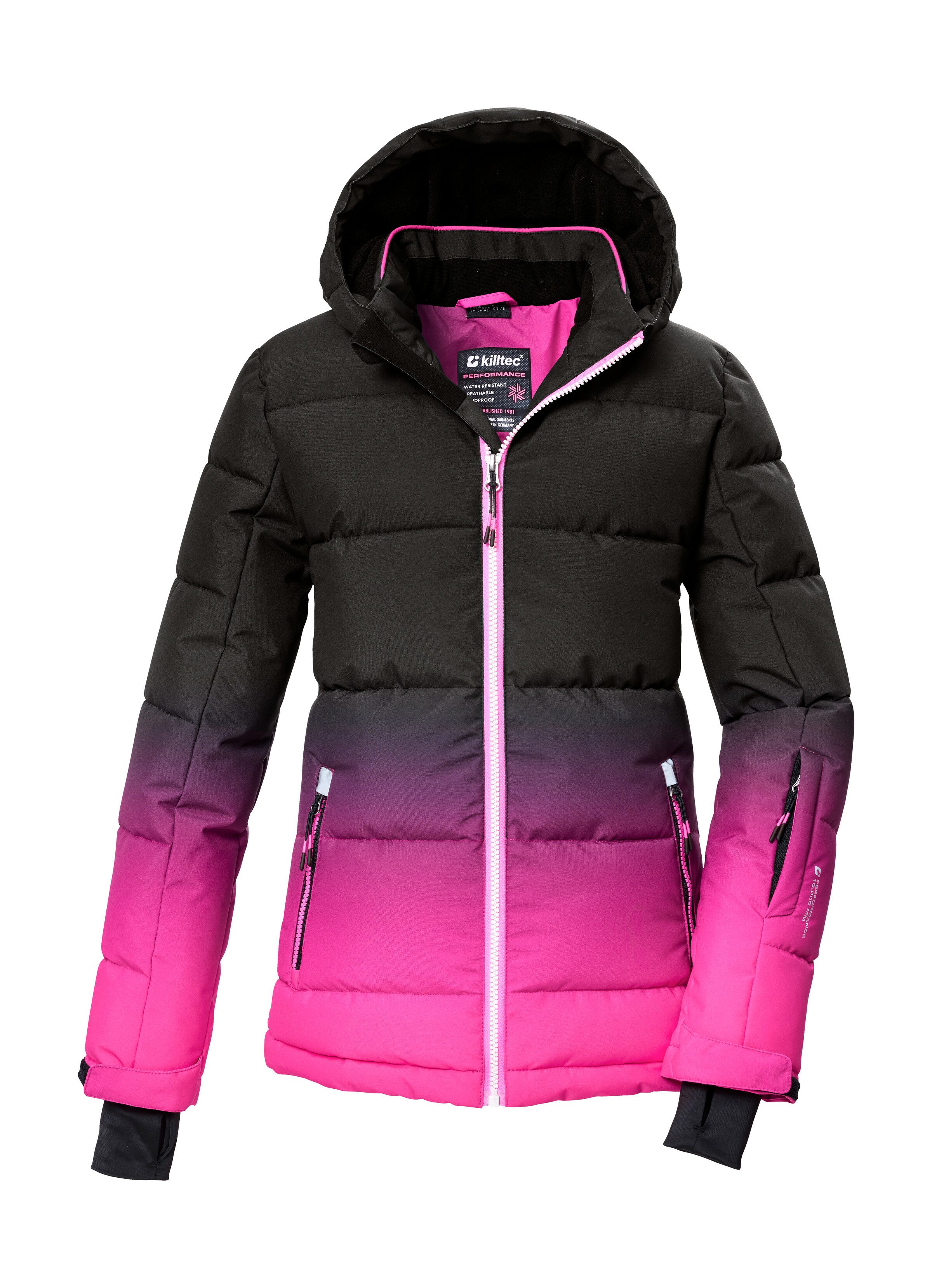 Killtec Skijacke KSW 330 GRLS SKI QLTD JCKT Wasserabweisende Winterjacke, atmungsaktiv, verstellbare Kapuze