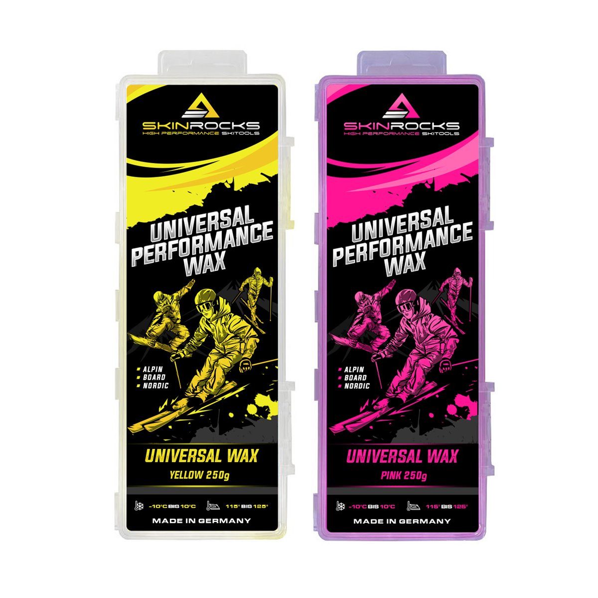 Ski SkinRocks Universal Skiwachs Snowboard Bügelwachs All IN ONE Wax 500g