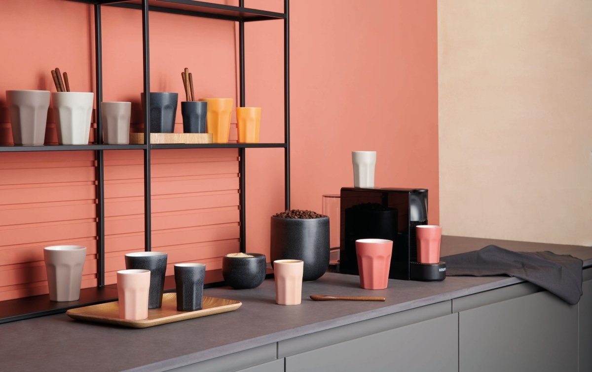 ASA SELECTION Espressotasse ti amo Becher Espresso weiß matt 0,1 l, Steinzeug, Geschirr