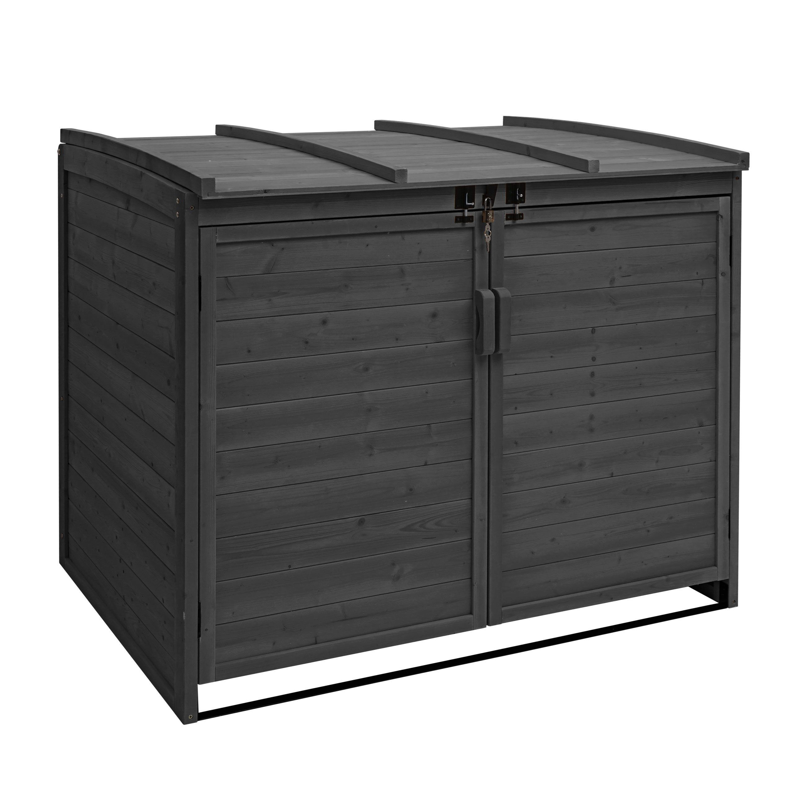 MCW Mülltonnenbox MCW-H75b, erweiterbar, MVG-zertifiziert, Abschließbar