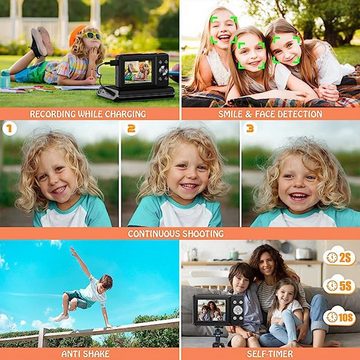 autolock Digitalkamera Fotokamera HD 1080P 44MP mit 16X Digitalzoom Kompaktkamera (Wiederaufladbare Kompaktkamera für Kinder Erwachsene Anfänger)