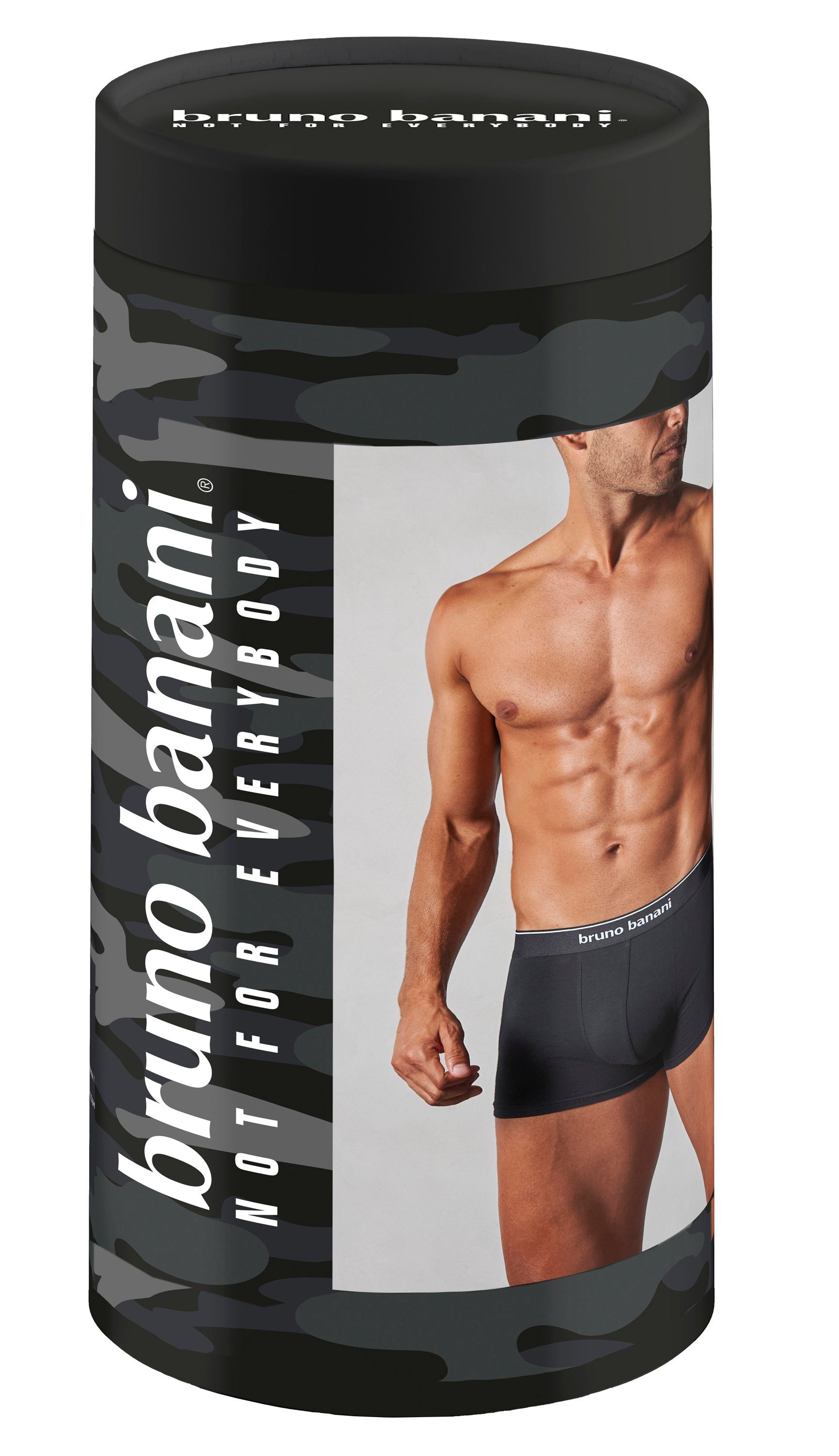 Bruno Banani Boxer Boxershorts für Herren (Dose, 4-St) in der Dose verpackt