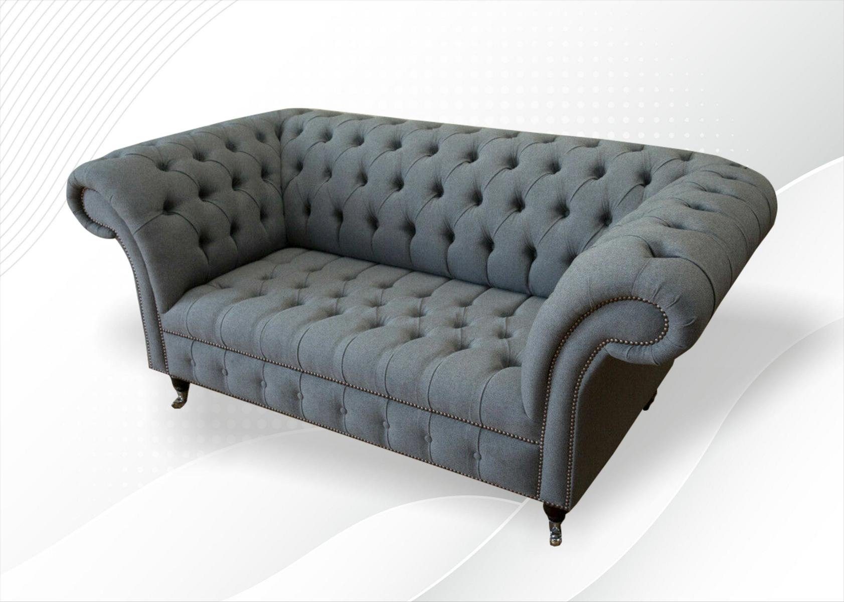 Couch Sitzer cm 185 Sofa Chesterfield Design 2 2-Sitzer, JVmoebel