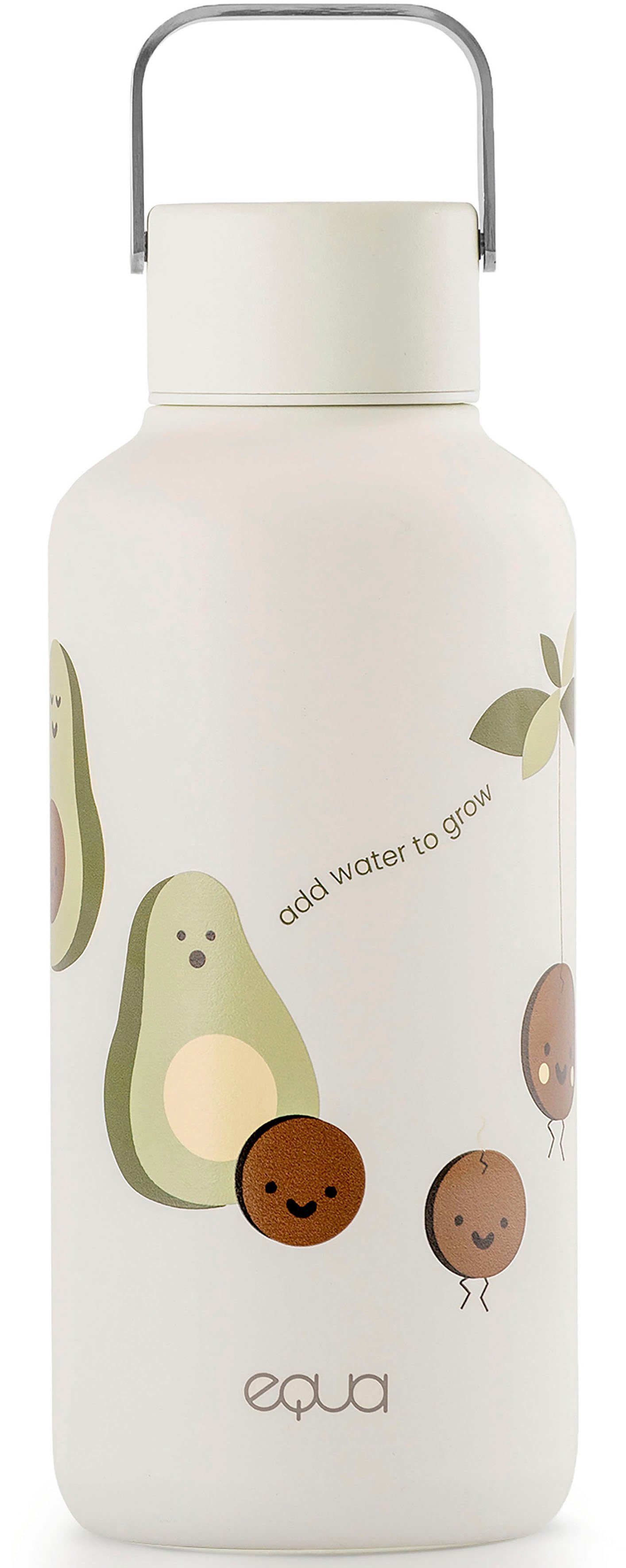 equa Trinkflasche Timeless Avoc. 600 ml, Edelstahl
