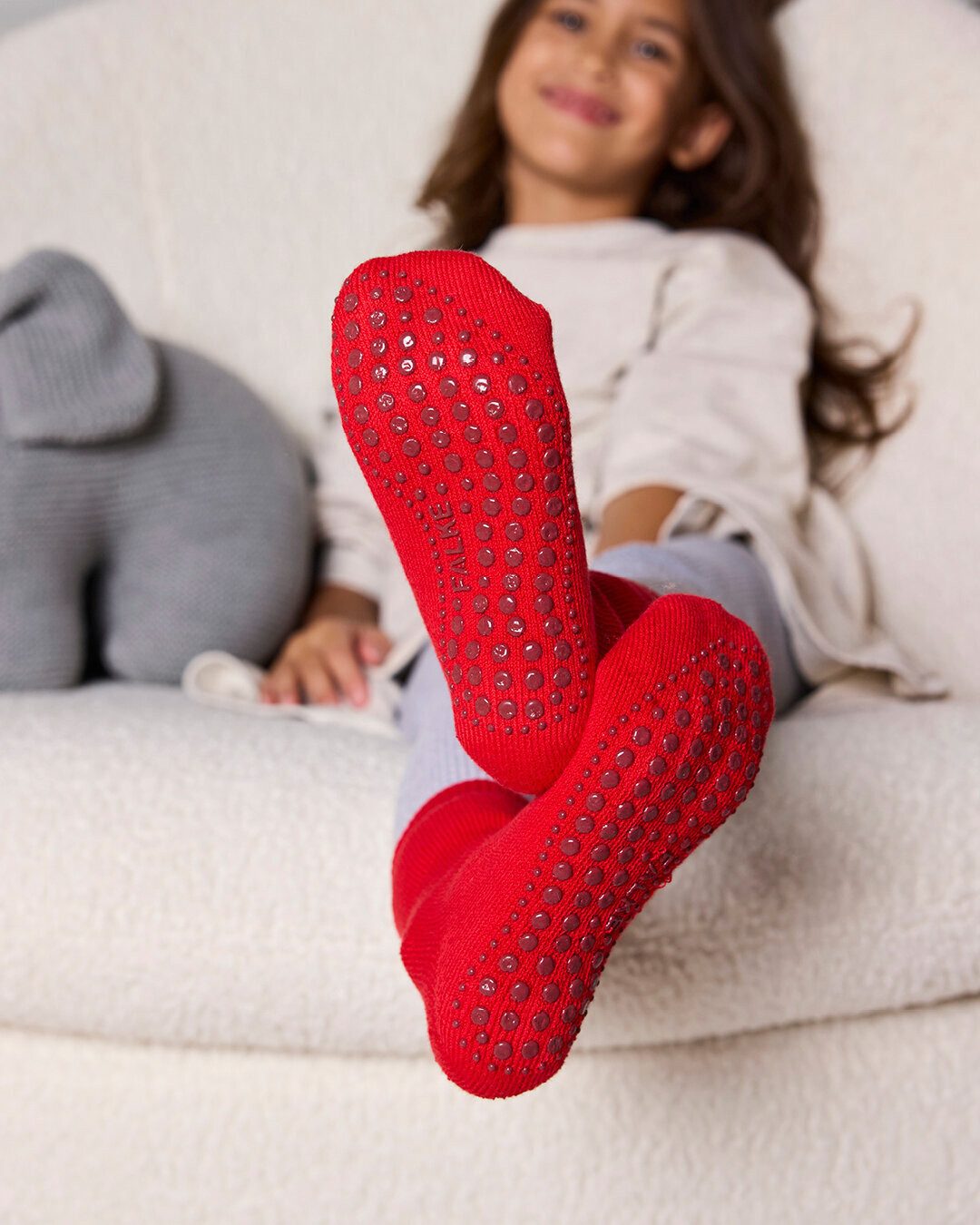 FALKE Haussocken Catspads (1-Paar) mit rutschhemmendem Noppendruck