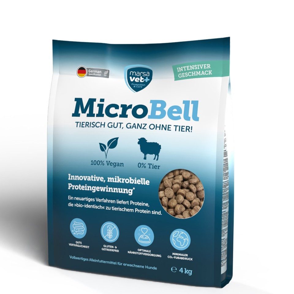 Bellfor Marsavet Veganes Hundefutter-Set mit mikrobiellem Protein, für: Hunde