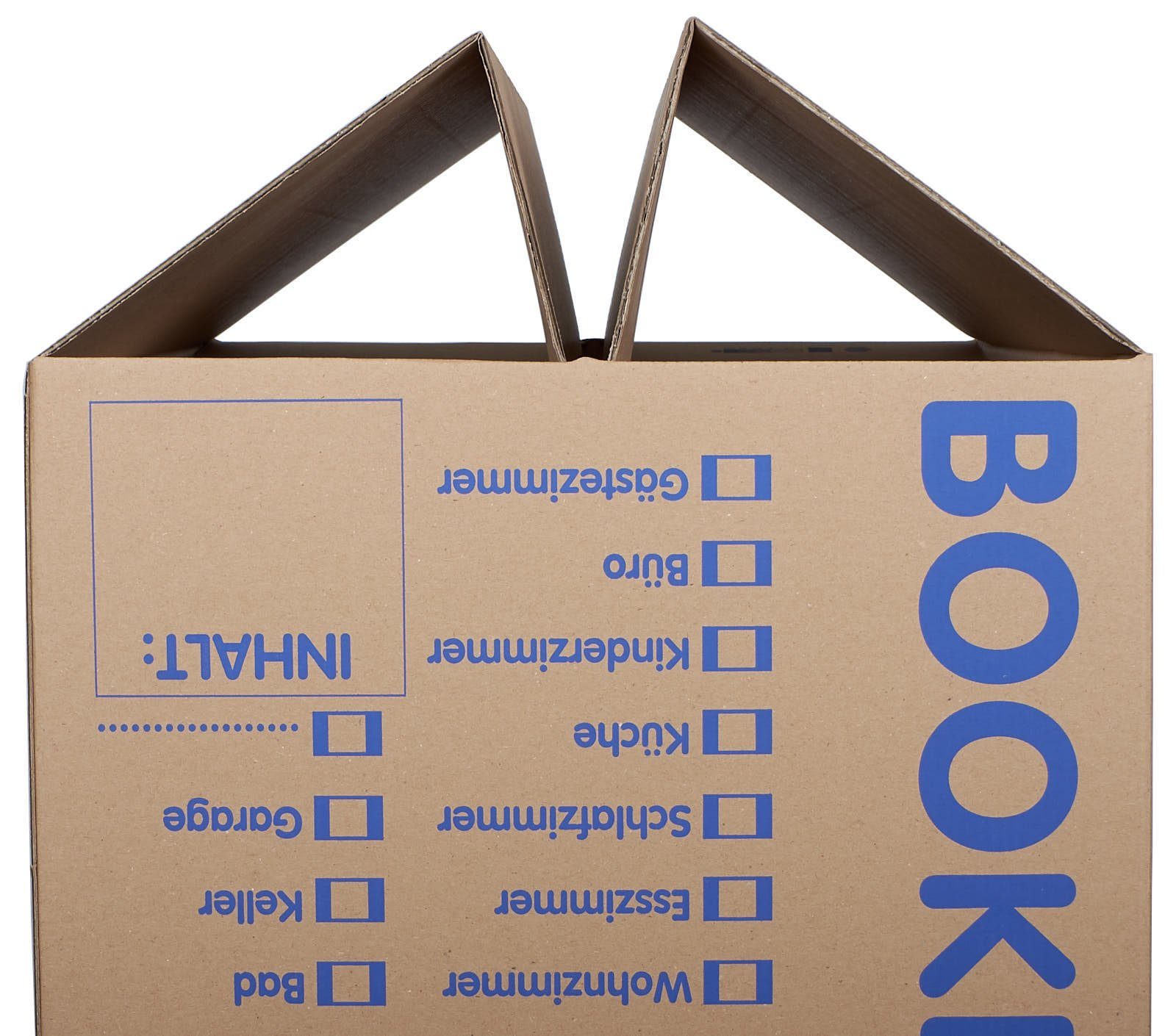 KK Verpackungen Aufbewahrungsbox (Spar-Set, 15 St., 15er-Set), Profi Bücherkartons Bücherkarton Umzugskiste 2-wellig 40kg Braun – Bild 4 von 5