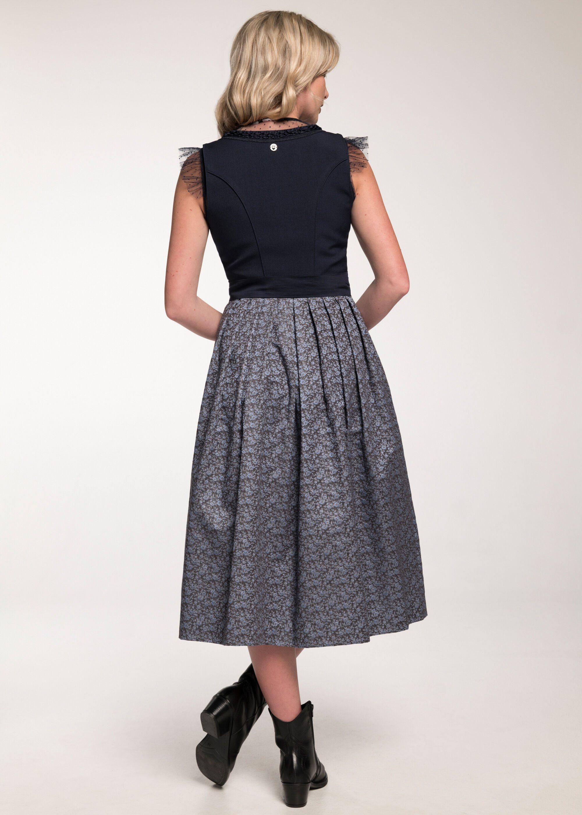 Spieth & Wensky Dirndl Gaute (1-tlg) mit floralem Muster – Bild 3 von 4