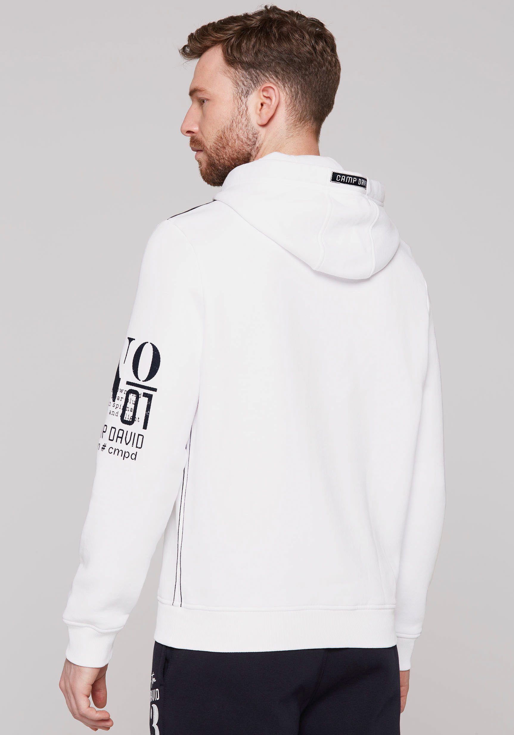 CAMP DAVID Hoodie mit Logo-Prints günstig online kaufen