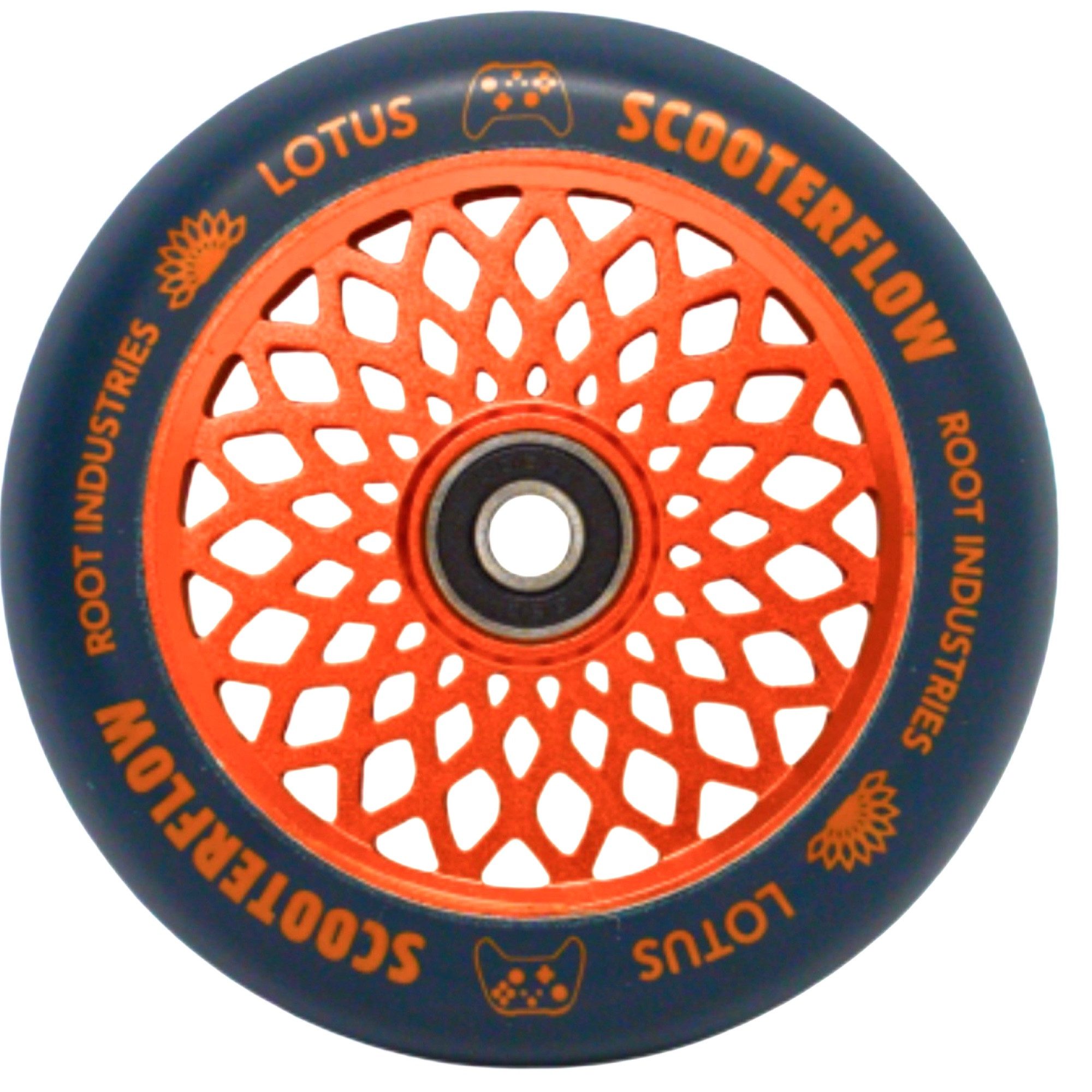 Stuntscooter Root Industries Lotus Stunt-Scooter Rolle 110mm Scootflow Orange