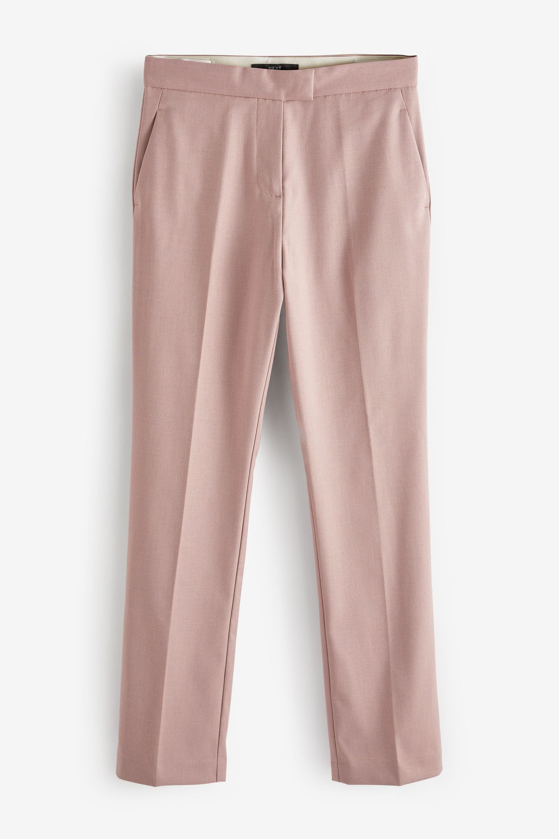 Next Stoffhose Tailored-Fit-Hose mit geradem Beinschnitt (1-tlg) Pink
