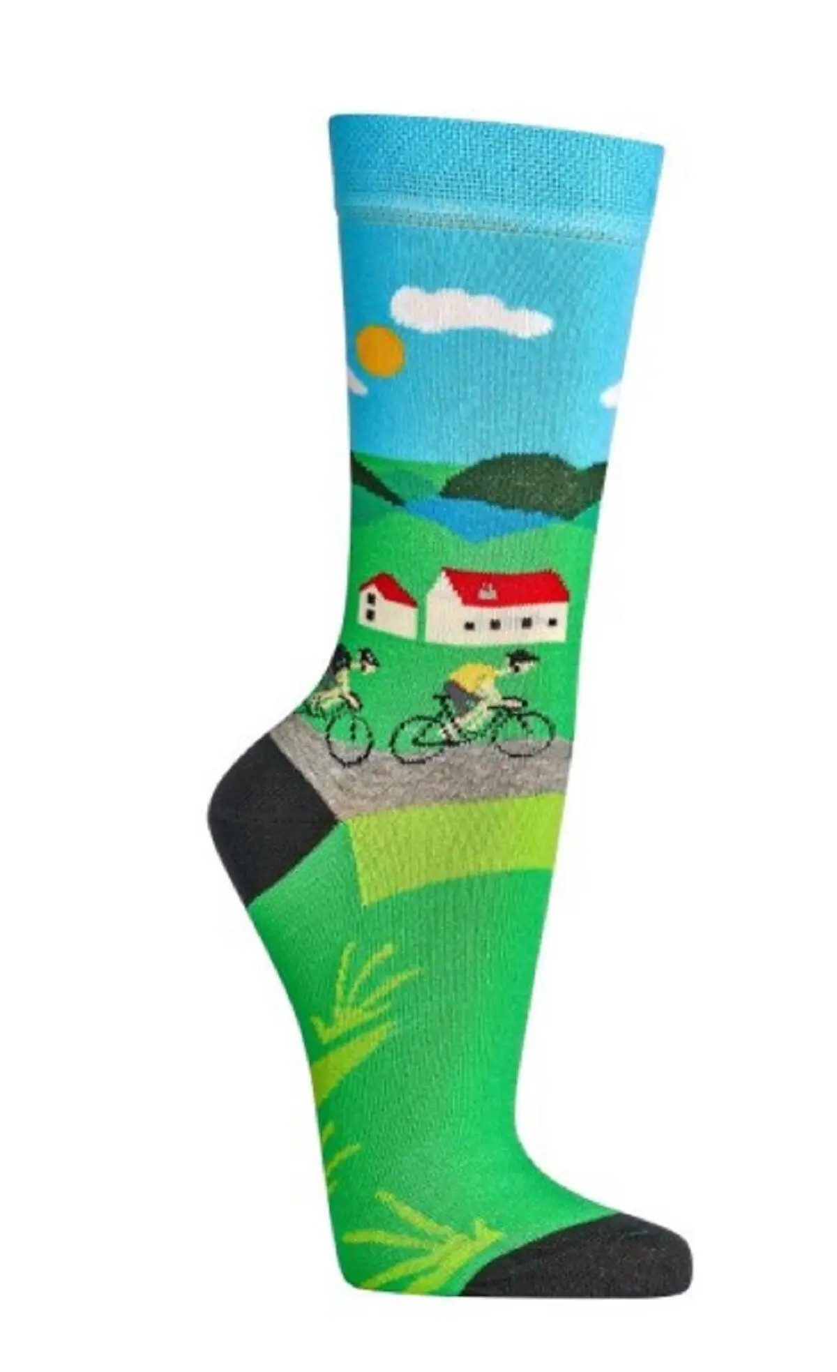 Socks 4 Fun Freizeitsocken Socks 4 Fun Motivsocken Radsport 2-er Bündel (2-er Bündel, 2-Paar, 2 Paar) lustiges Design