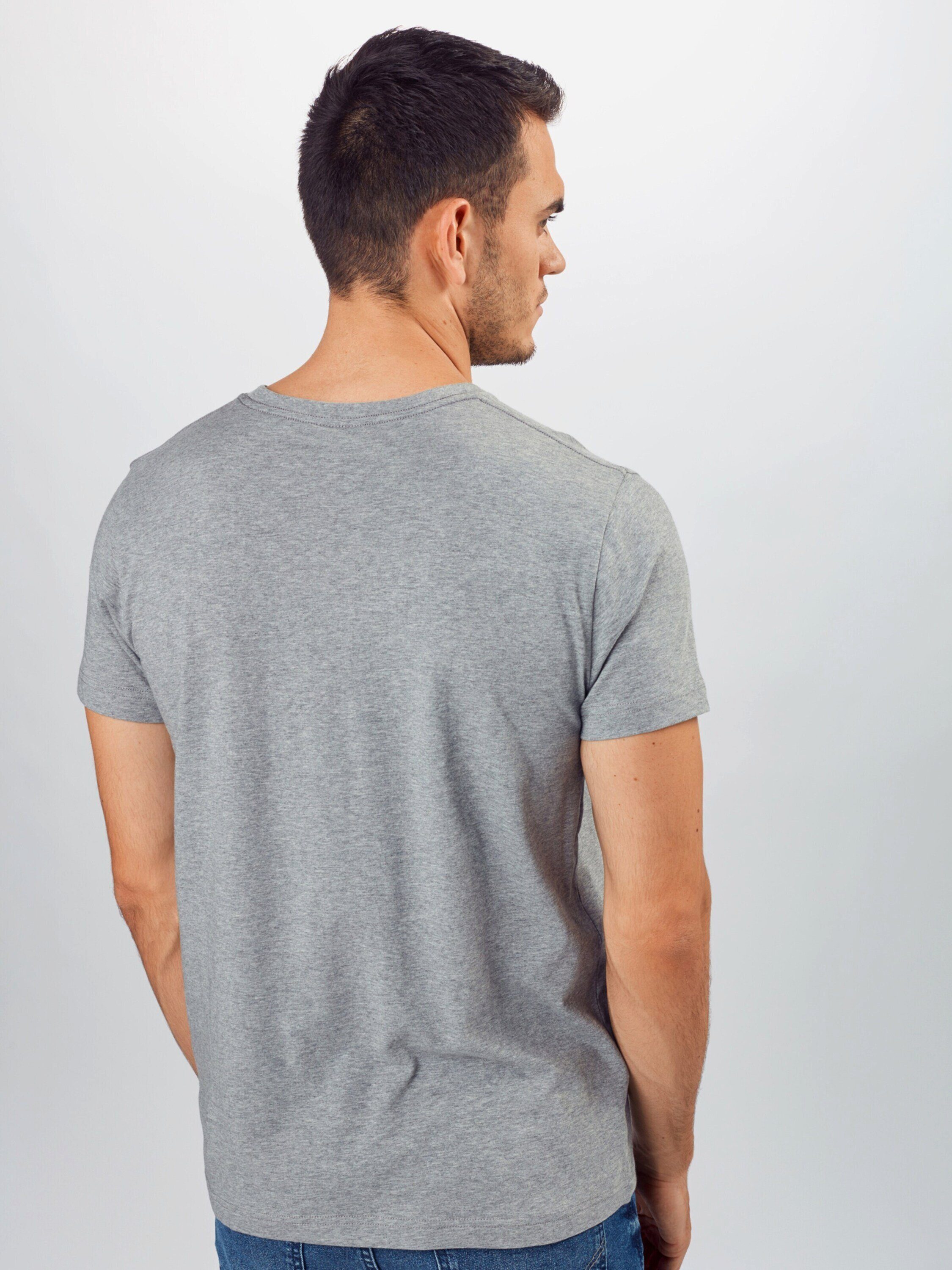 Grau T-Shirt Gant (1-tlg)