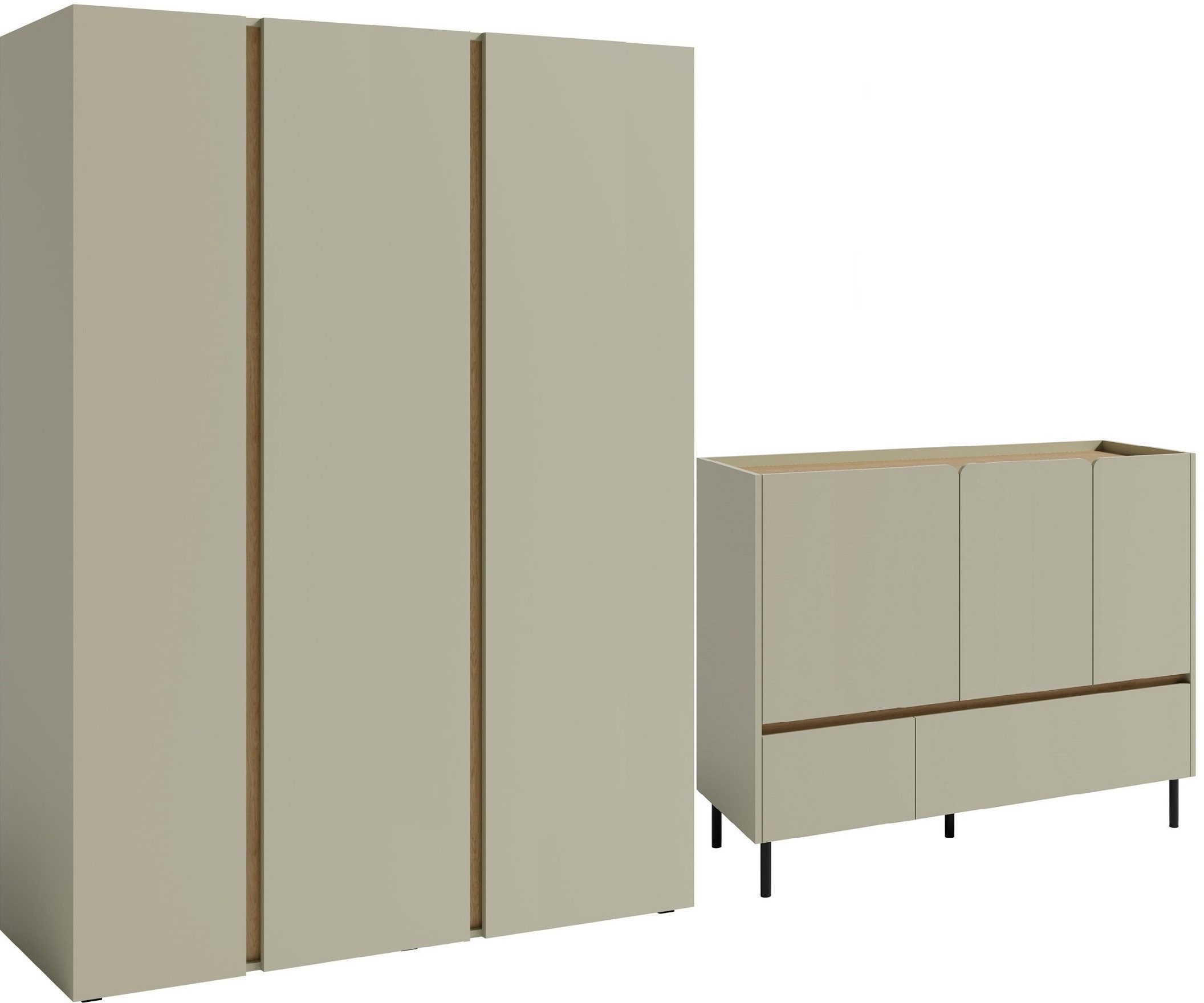 Marmex Möbel Kommode LUCA LC8 Sideboard 120 cm breite