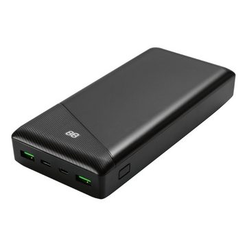 Deltaco Mobility Powerbank PB-C1002 MICRO- MINI- USB MICROSD 30000 mAh 12 V Laptop-Ladegerät (inkl. 5 Jahre Herstellergarantie)
